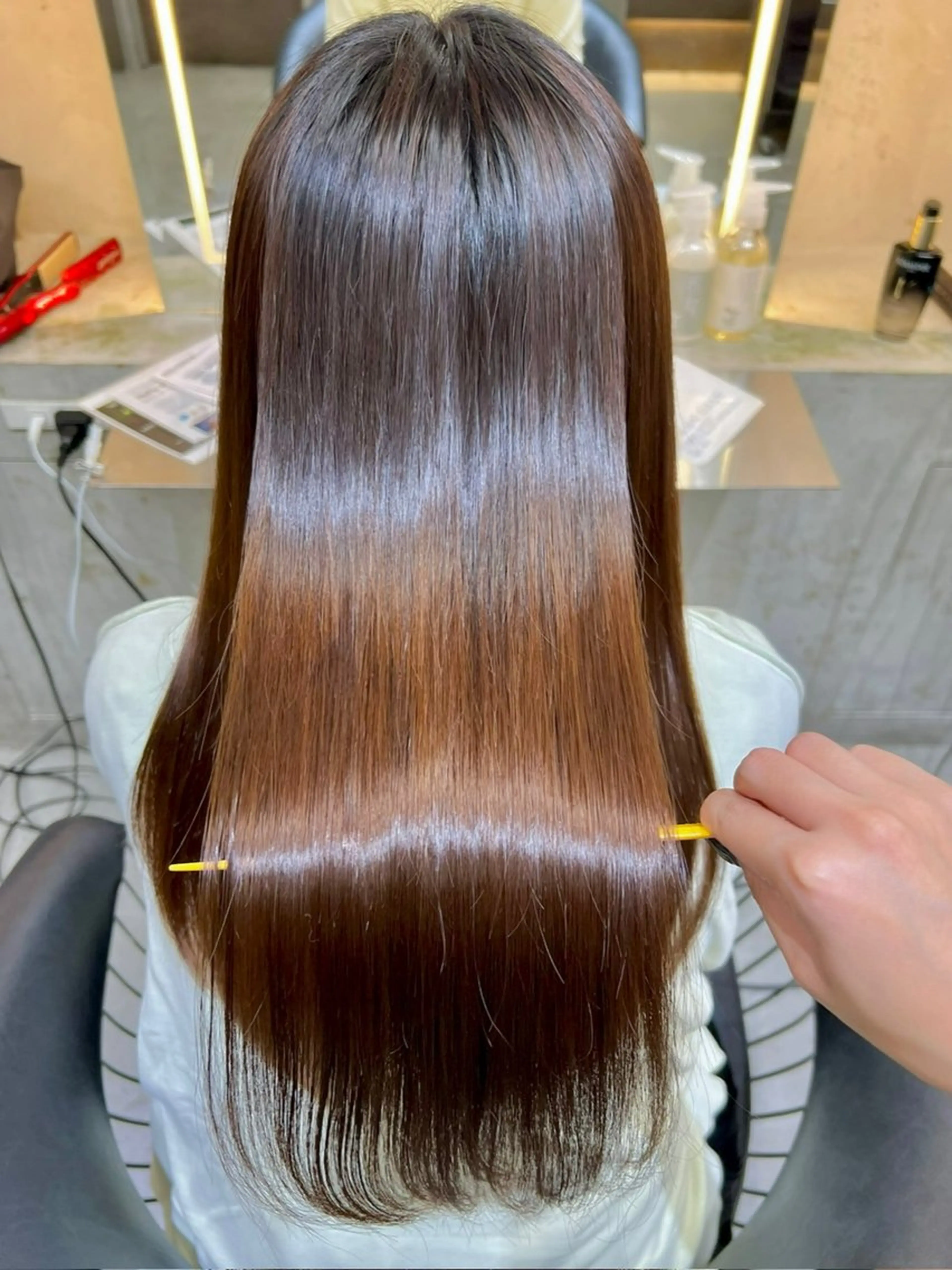 ロング カット ヘアカラー 縮毛矯正 トリートメント 髪質改善/ボブ/ レイヤー❣️yuiのヘアスタイル