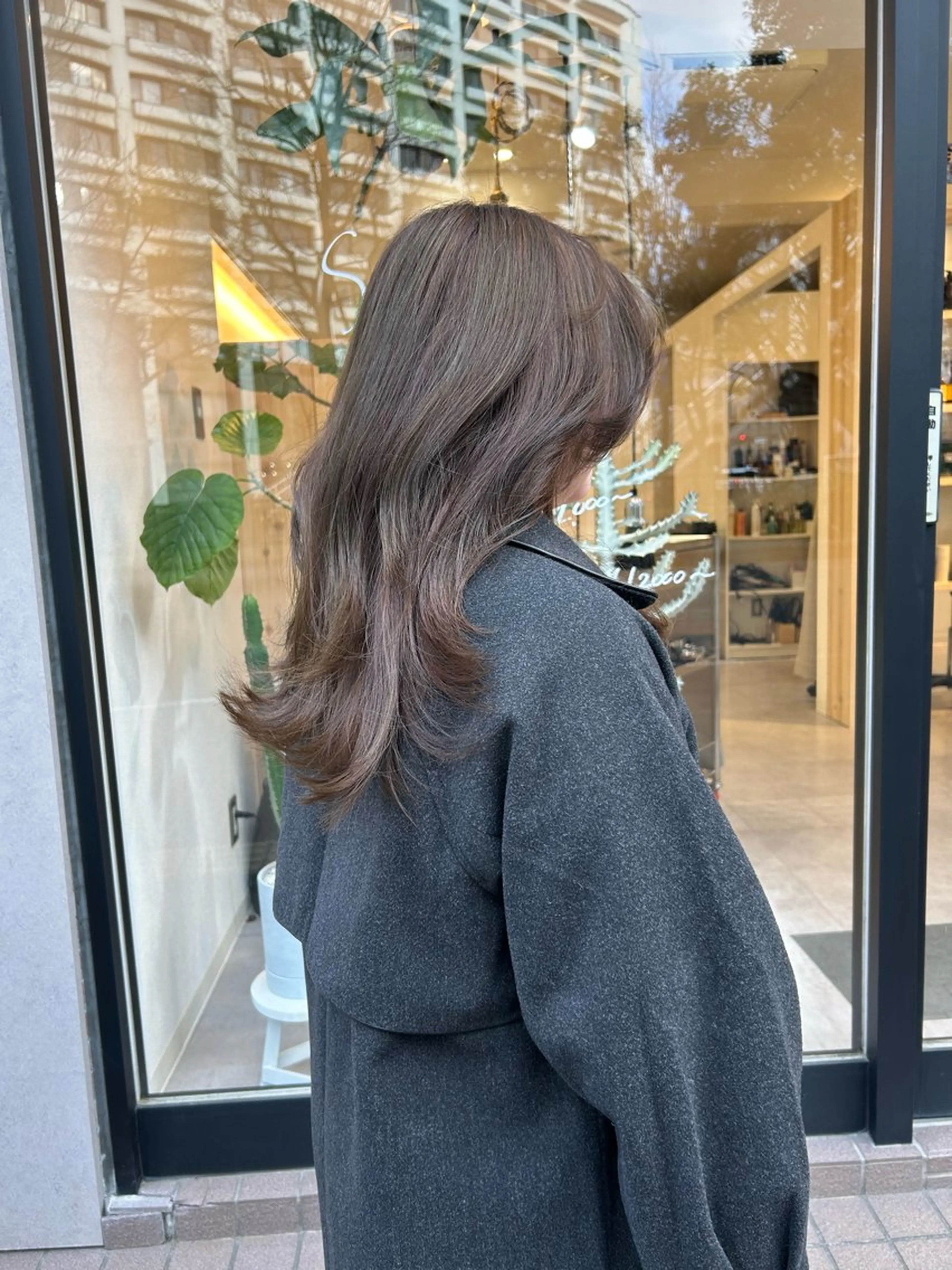 セミロング ヘアカラー トリートメント ayaka ［sou］のヘアスタイル