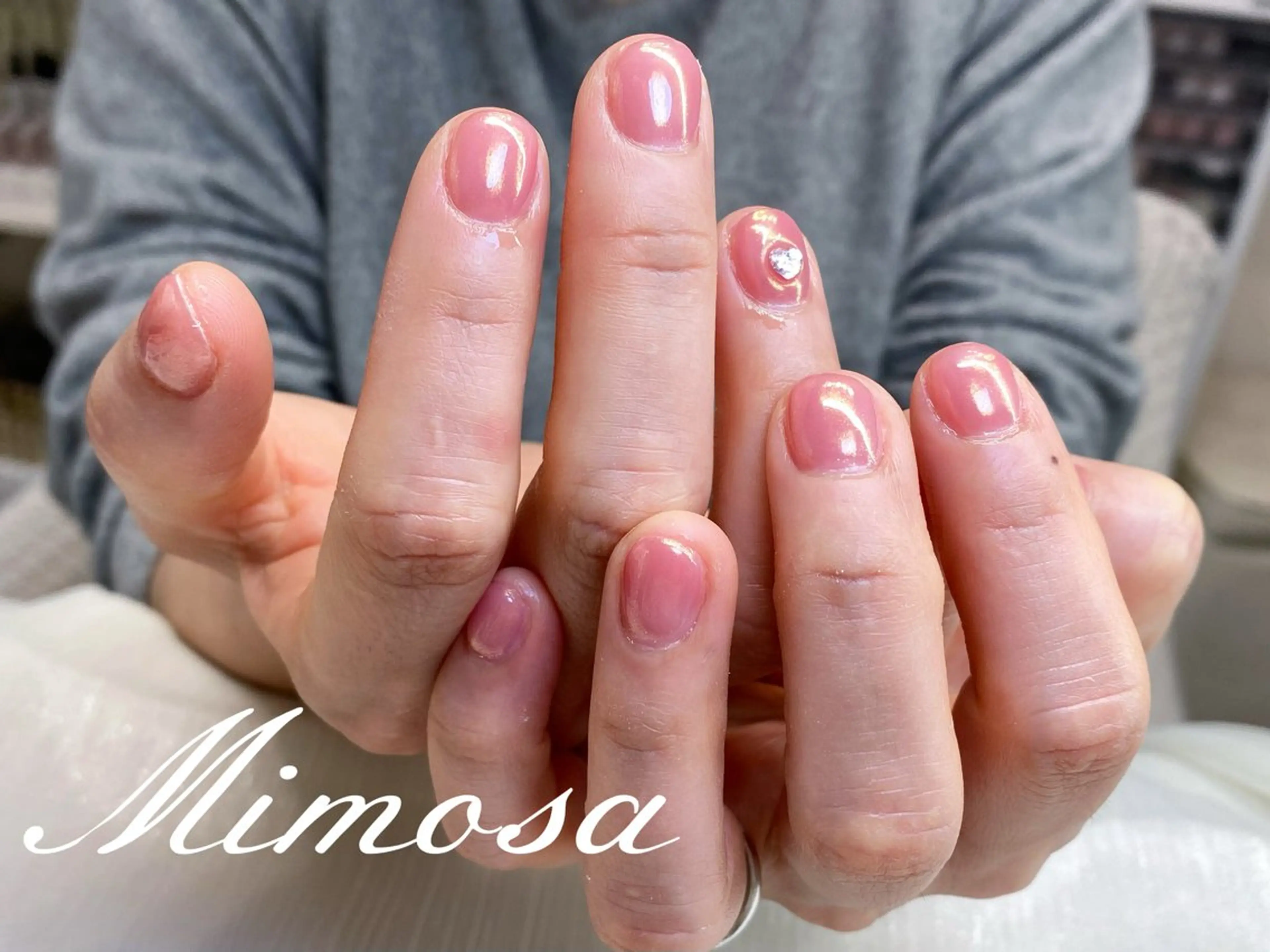 ネイル ハンドネイル 💛Mimosa💛 吉祥寺のネイルデザイン