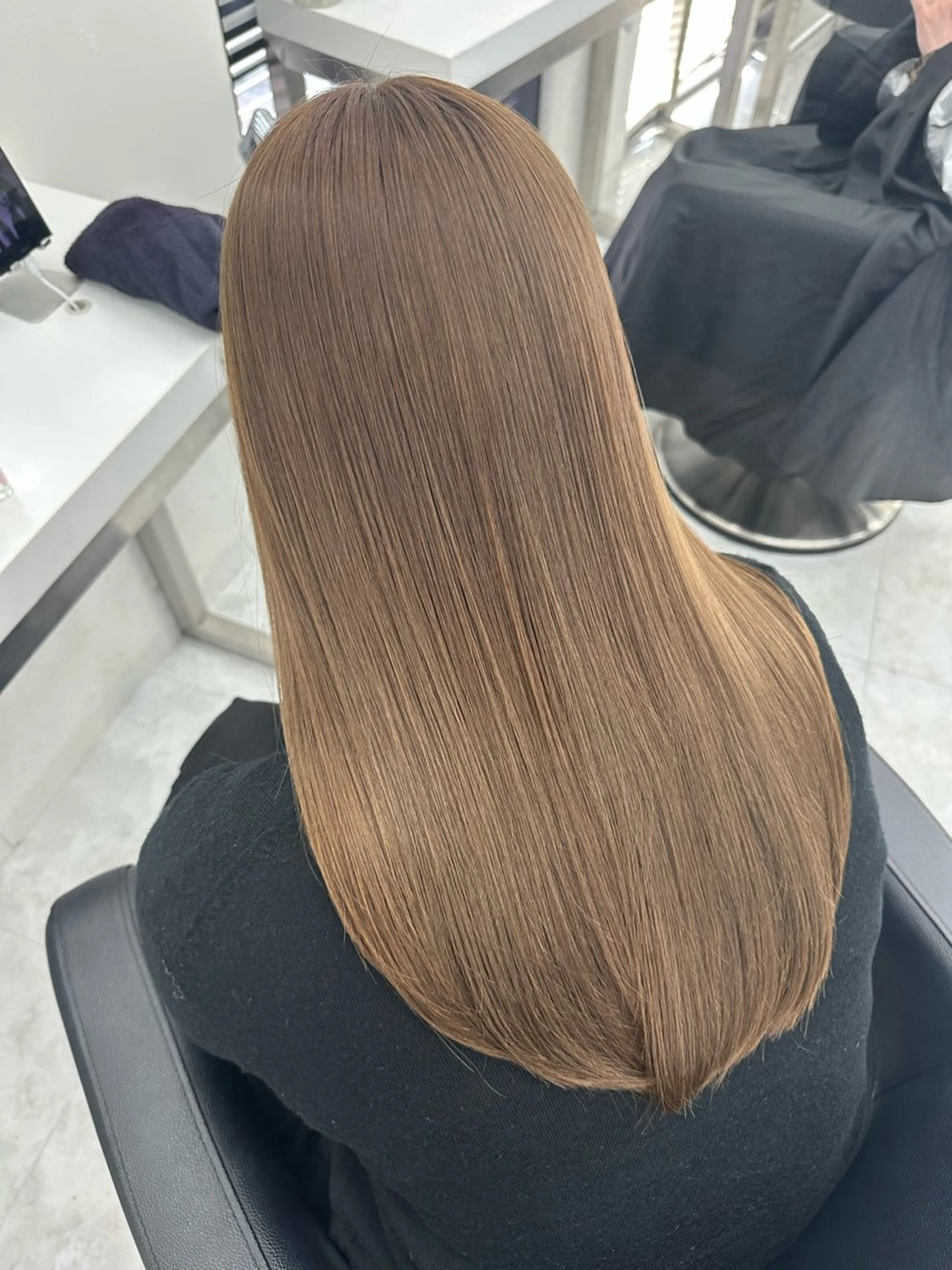 ロング ヘアカラー トリートメント ヘッドスパ ヘアセット rio🧚🏻‍♀️ 暖色/グレージュのヘアスタイル