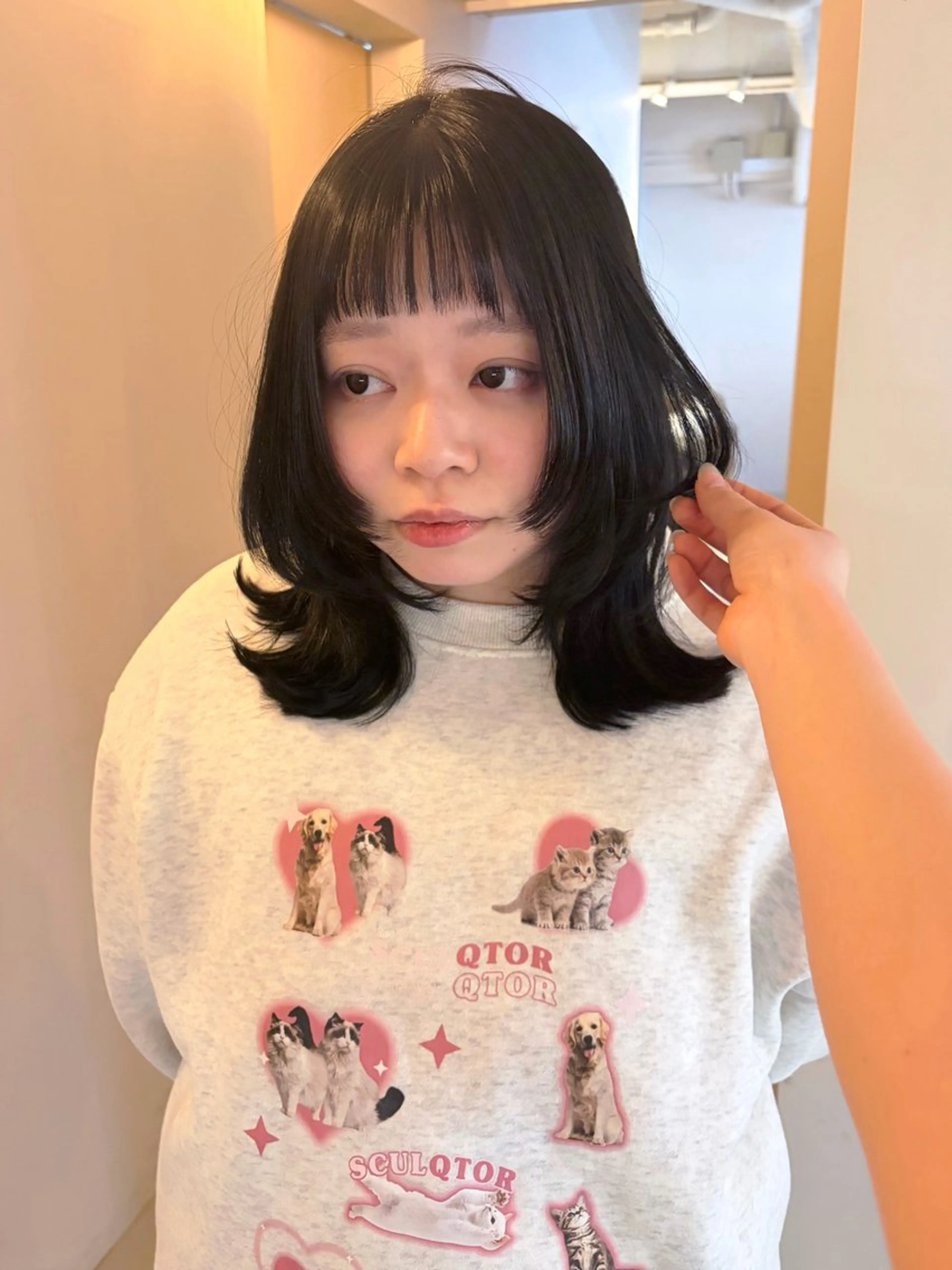 ミディアム レイヤーカット fleurdelis ୨୧ AOIのヘアスタイル