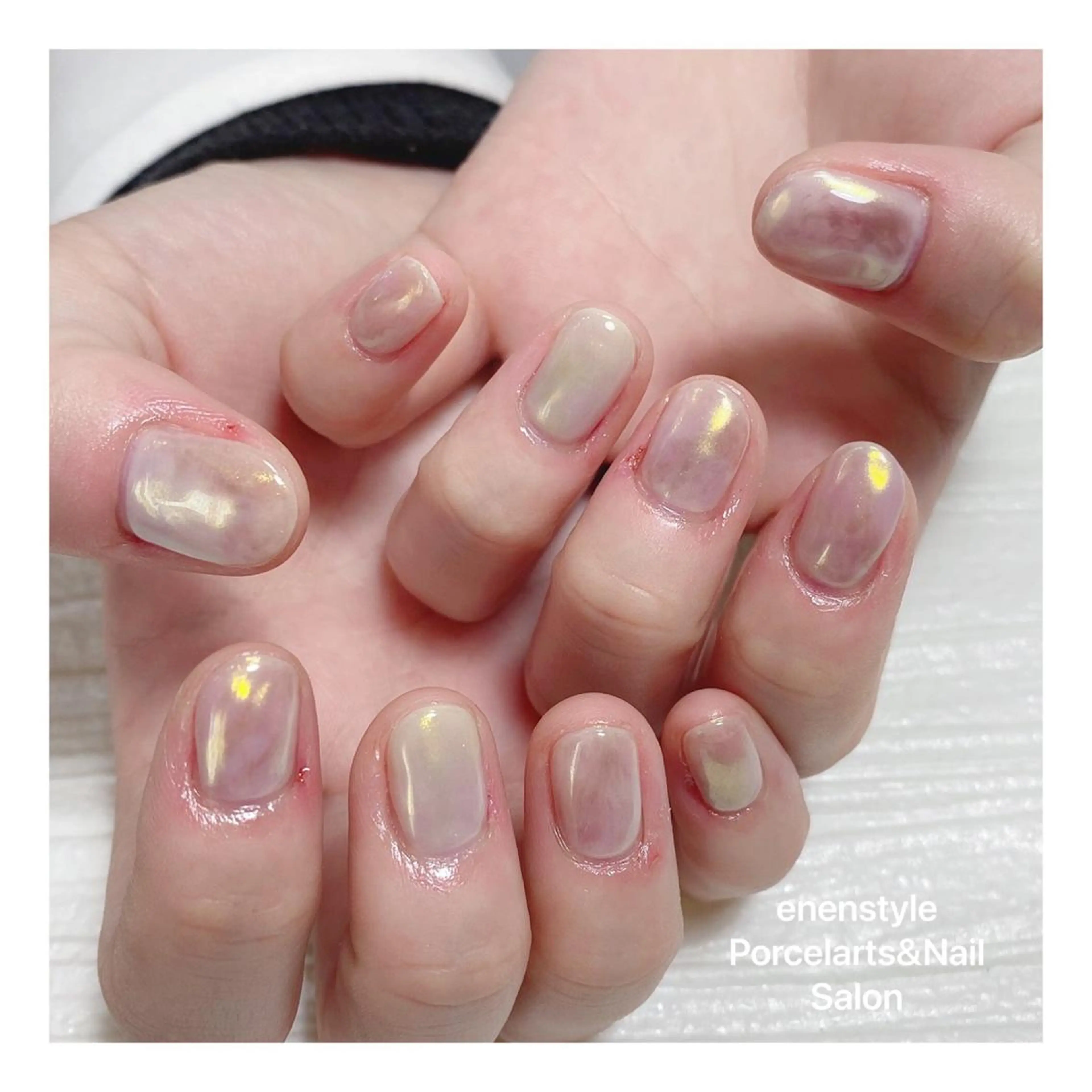 ショート ネイル ハンドネイル 👑enen style👑のネイルデザイン