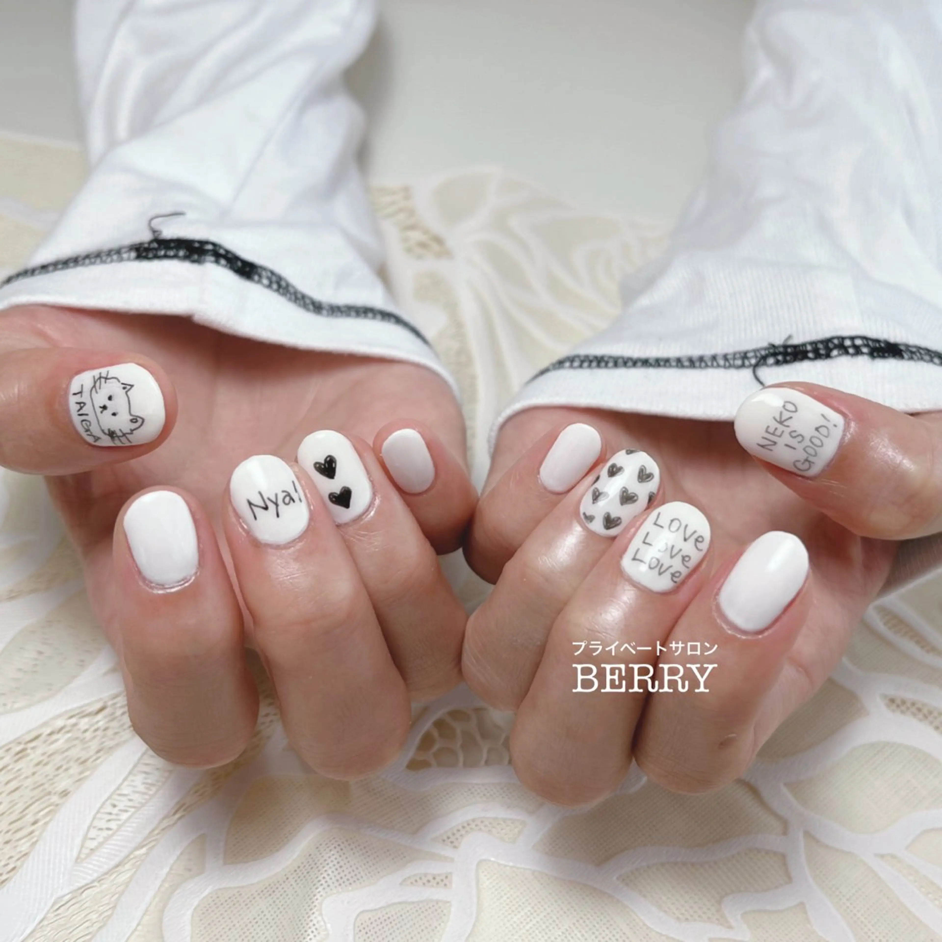 ネイル ワンカラーネイル ハンドネイル プライベートサロン BERRYのエステ・リラクイメージ