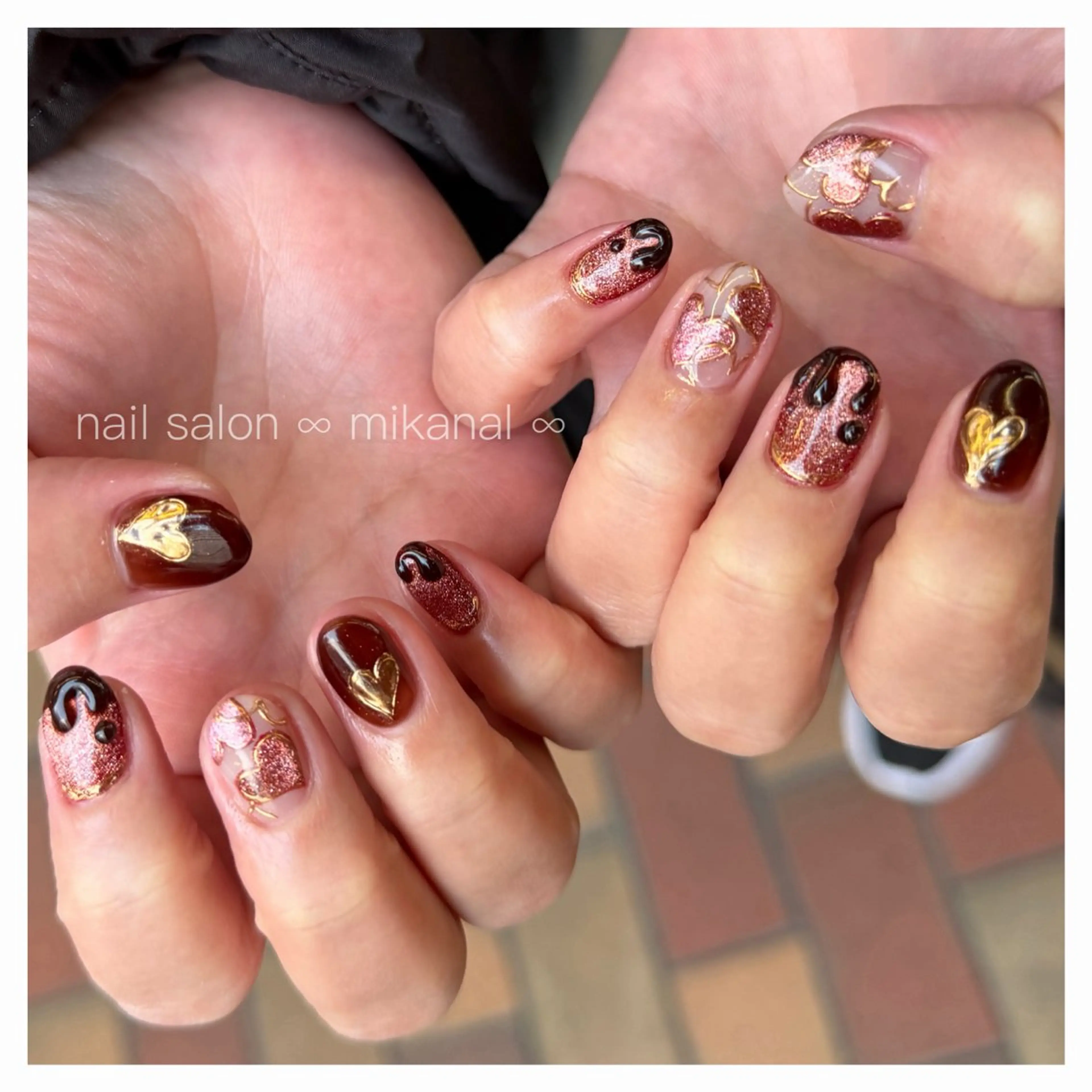 ネイル ハンドネイル nailsalon ∞ ﾐｶﾅﾙ ∞のネイルデザイン