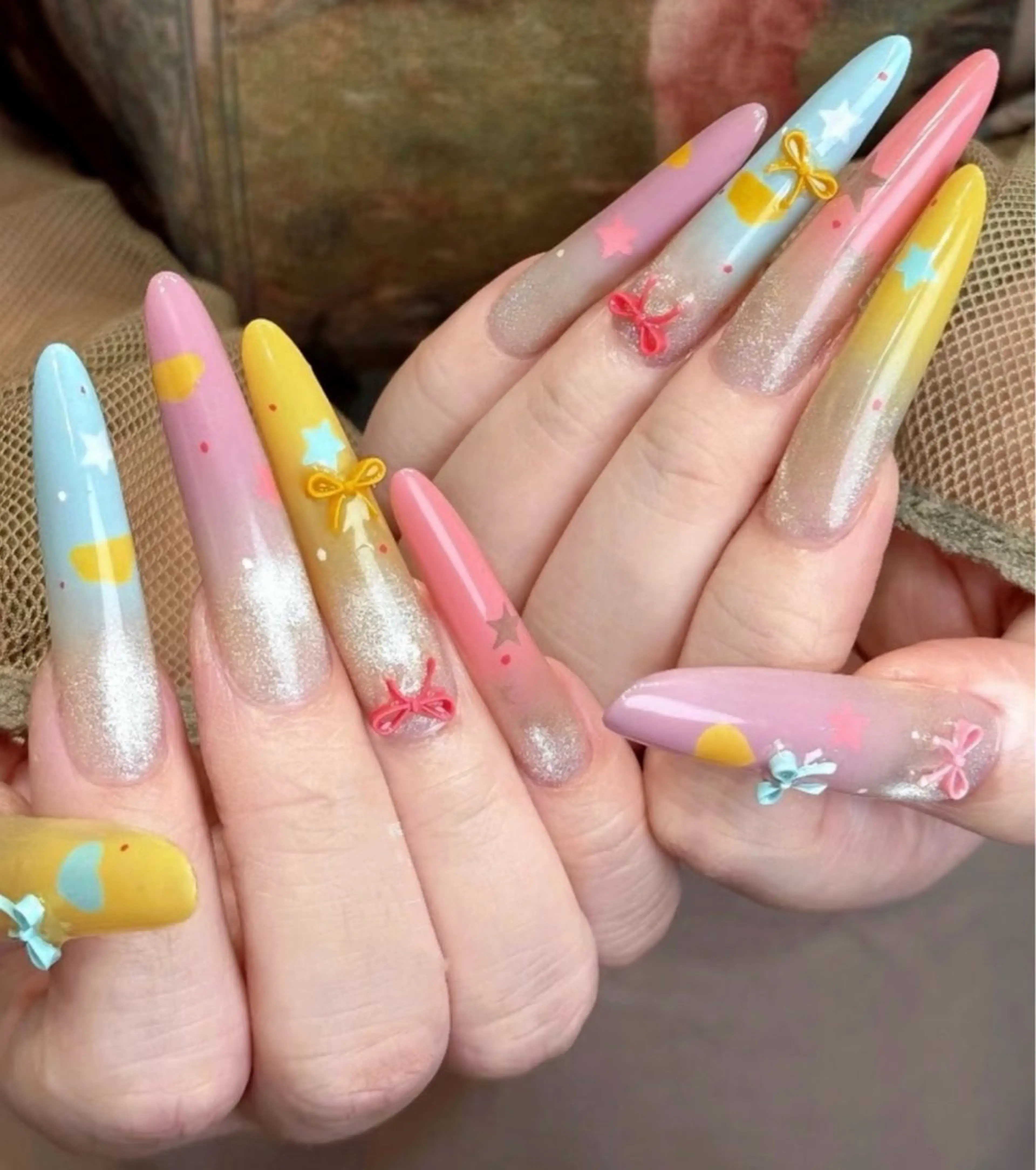 ネイル ハンドネイル 長さだし専門店 M2　rikaのネイルデザイン