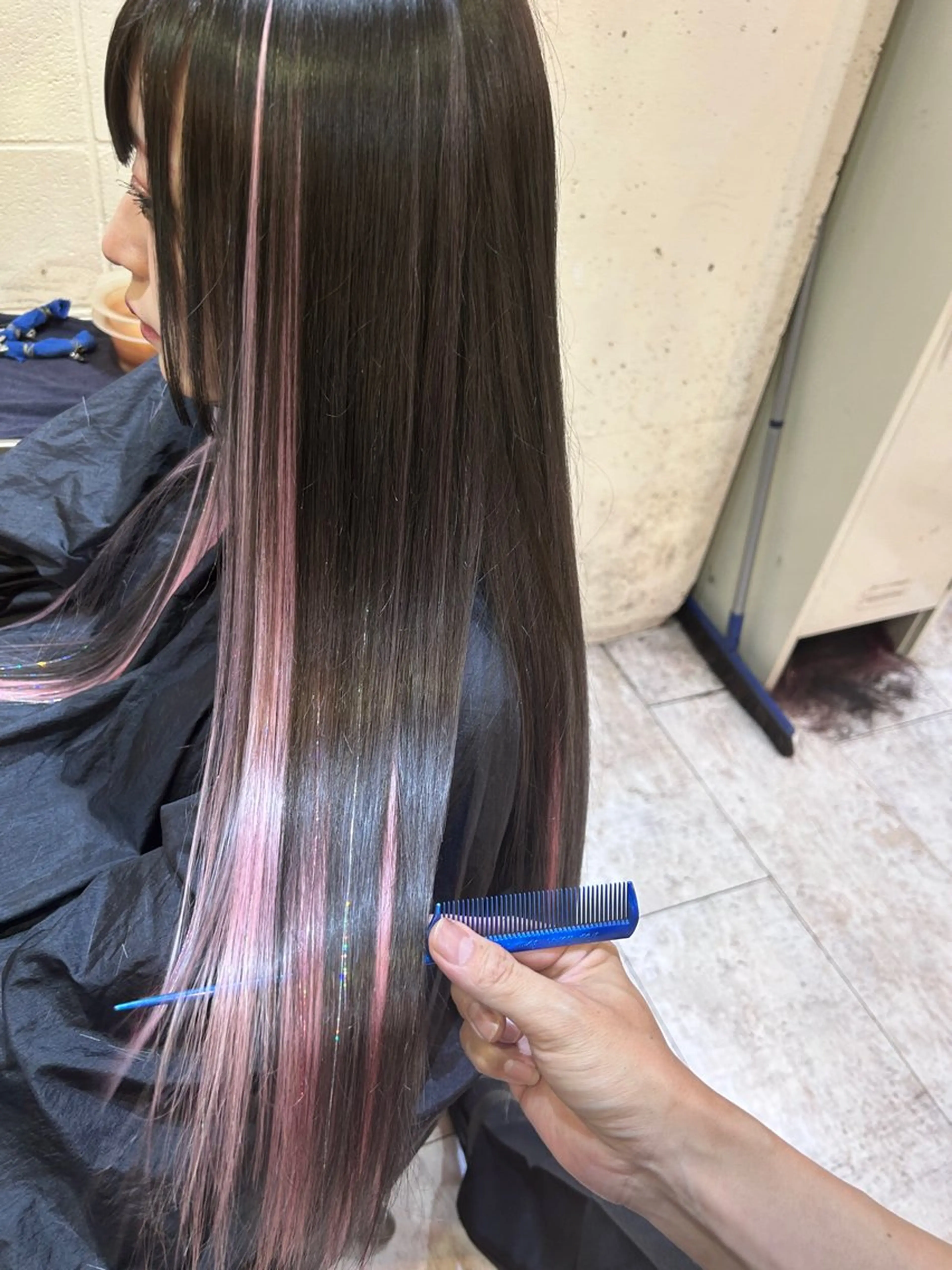 ロング カラー 佐伯 りょうのヘアスタイル