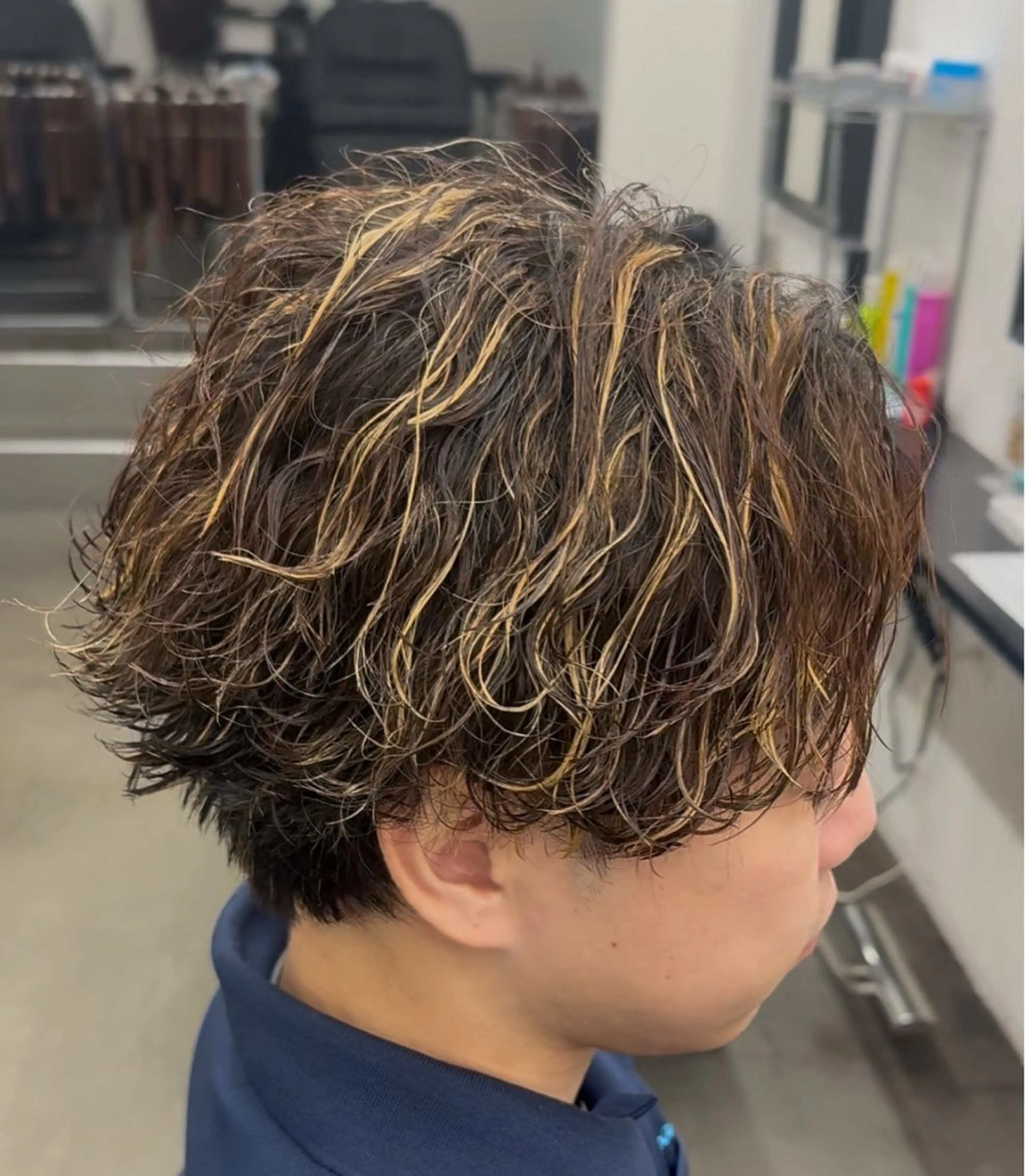 ミディアム メンズ メンズメッシュ 西川 佑樹のヘアスタイル