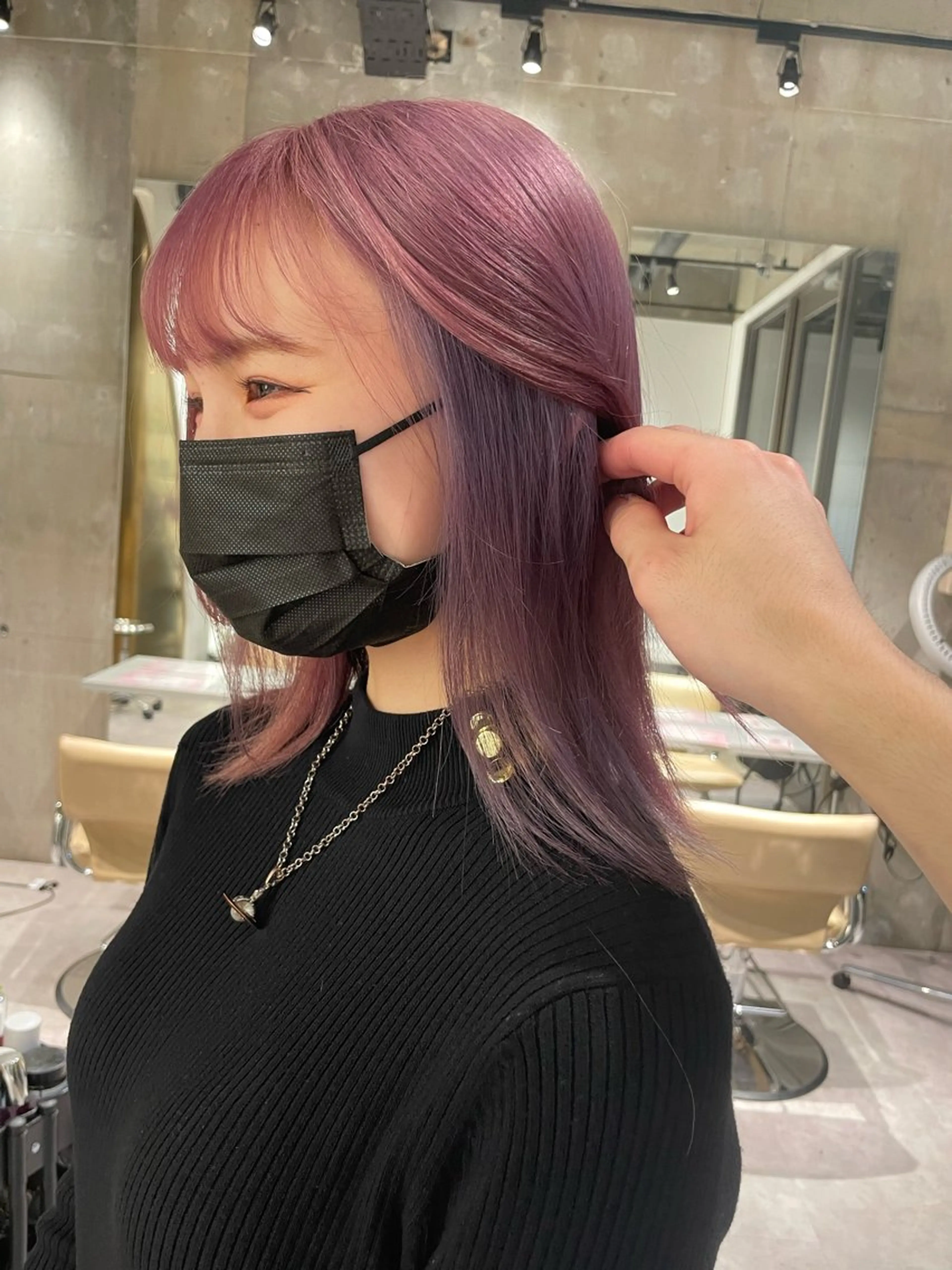 カラー 無料ショートモデル 募集中❗️秋山ひらいのヘアスタイル