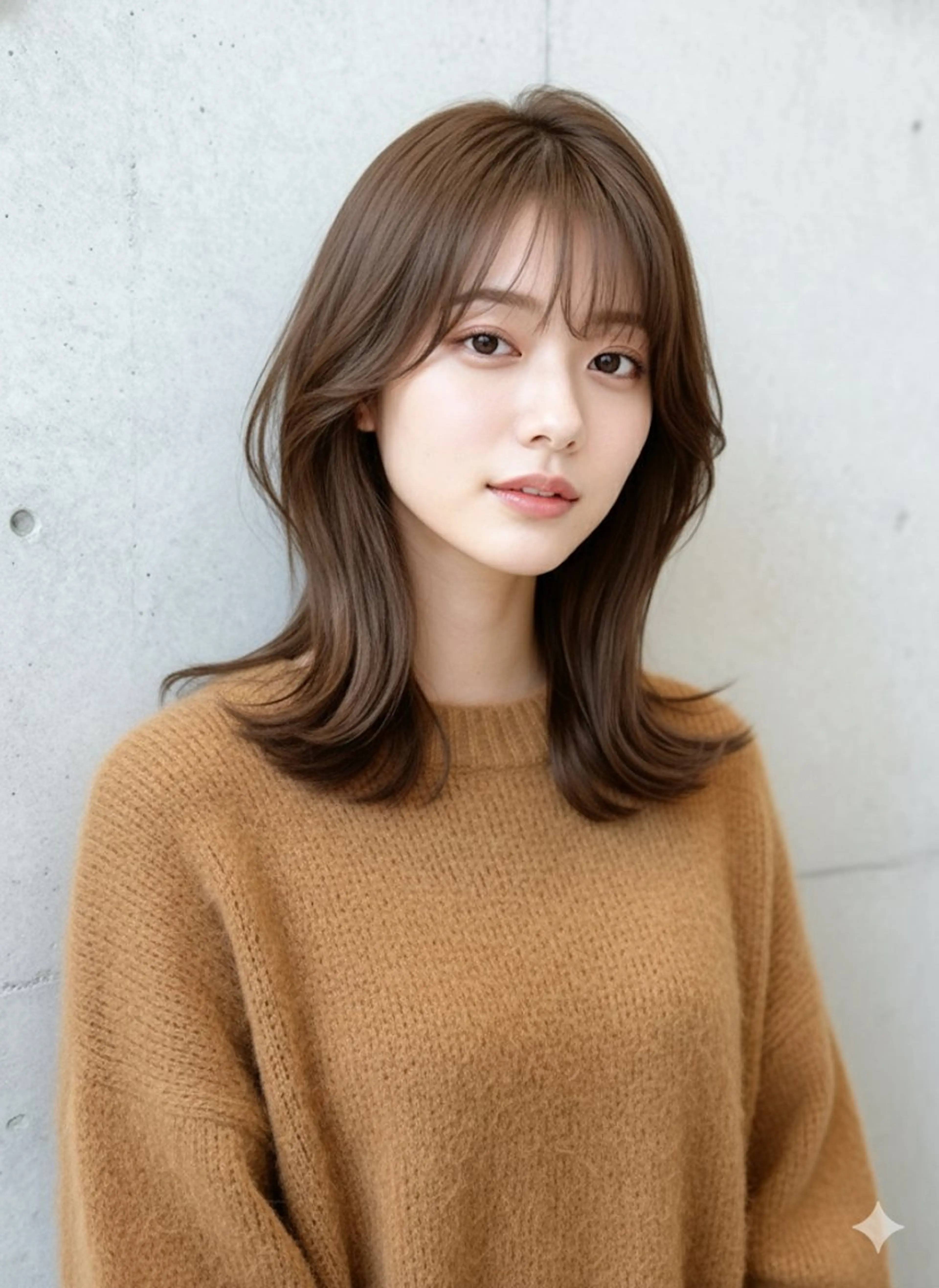 セミロング カラー レイヤーカット 梅田/白髪ぼかし Maiのヘアスタイル