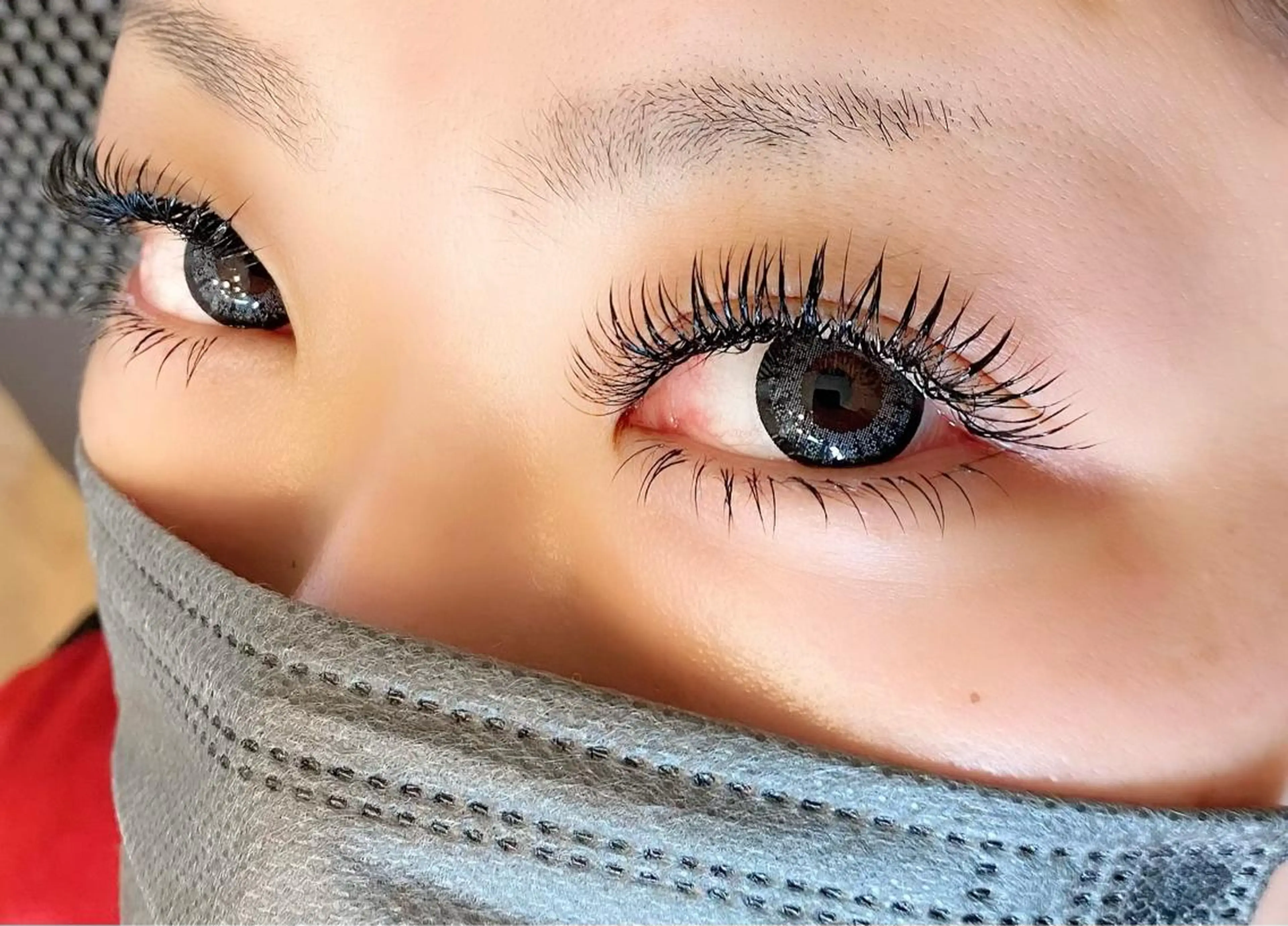 マツエク・マツパ ナチュラル ボリュームラッシュ LED＋550円☆ Omueyelashのマツエク・マツパデザイン