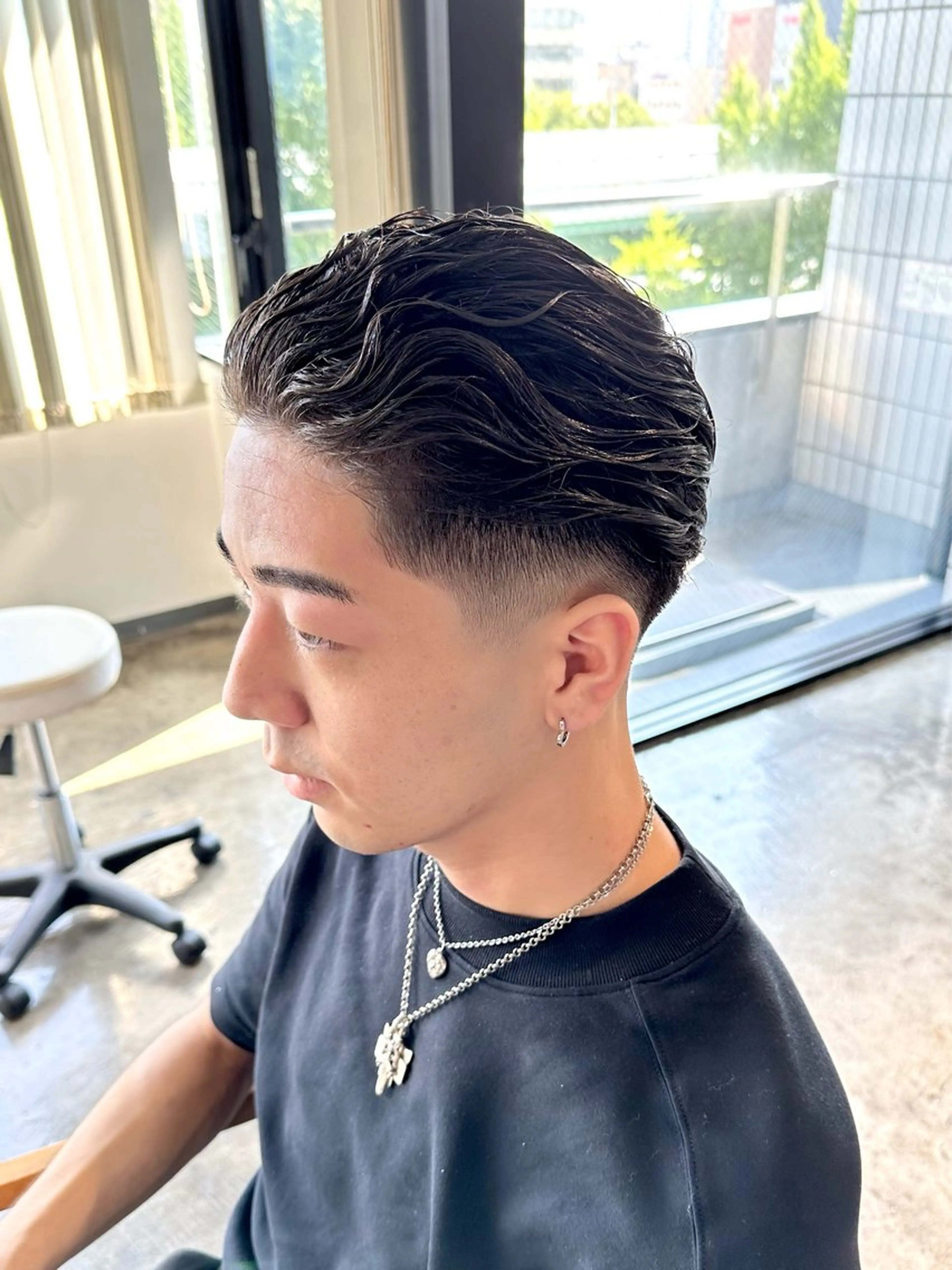 メンズ フェードカット メンズパーマ カット 骨格補正施術/メンズ 専門美容師/YUYAのヘアスタイル