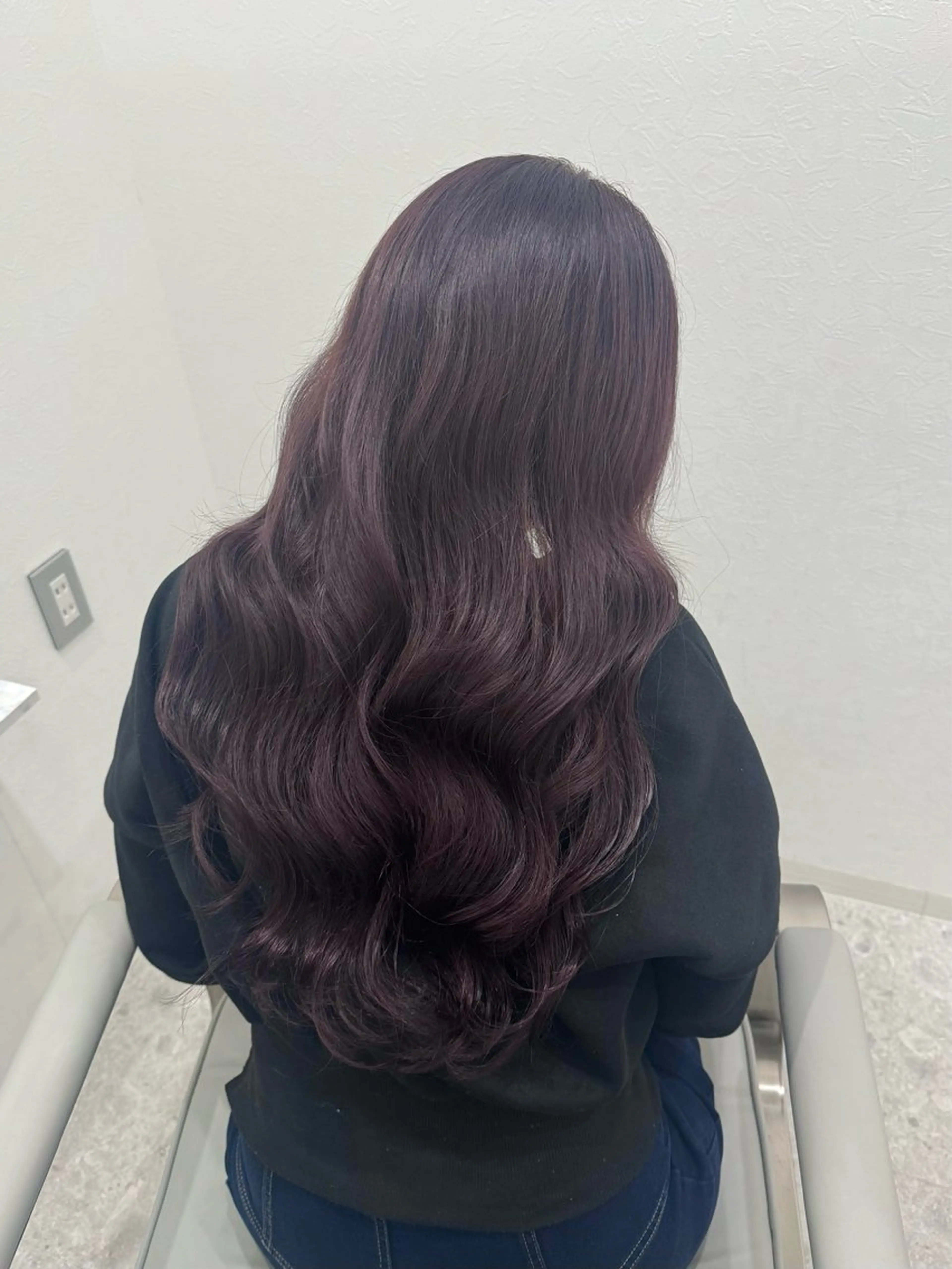 ロング カット ヘアカラー トリートメント 💎縮毛矯正/透明感 カラー💎椎葉みひろのヘアスタイル