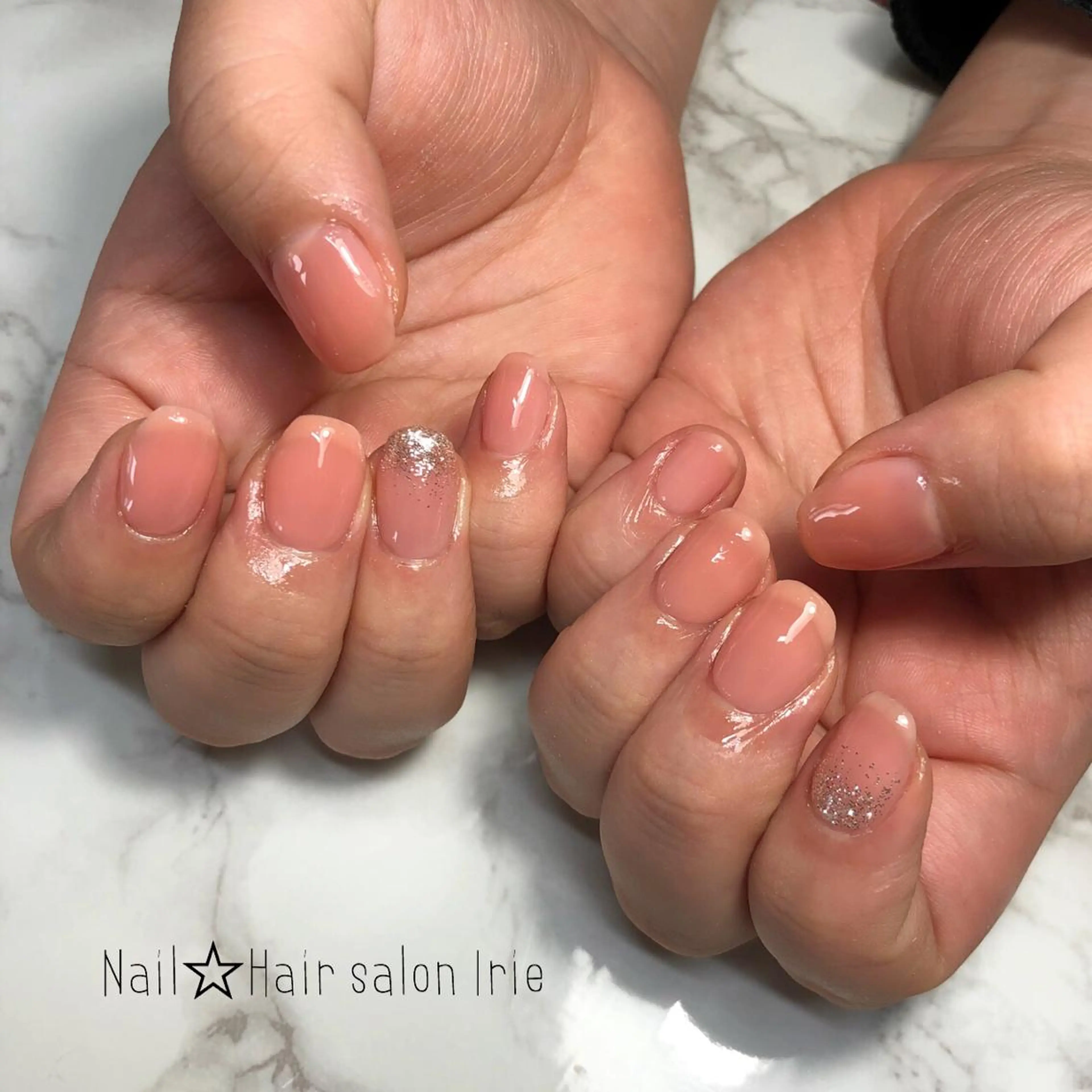 ネイル ハンドネイル ハンドケア Hair salon Irie所属・與儀 知佳のネイルデザイン