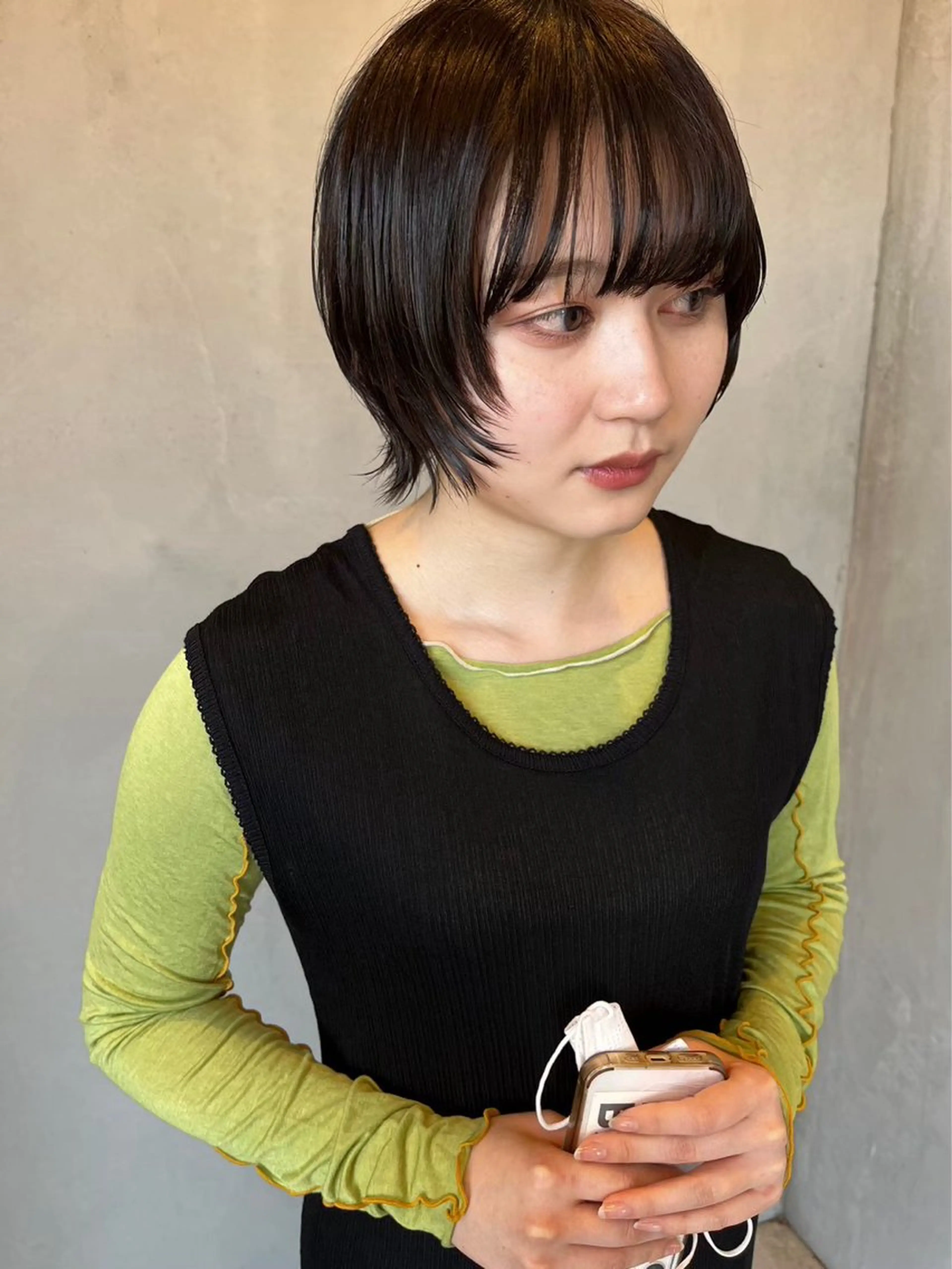 ショート 韓国風レイヤー/新潟 /小新/愛咲🎀のヘアスタイル