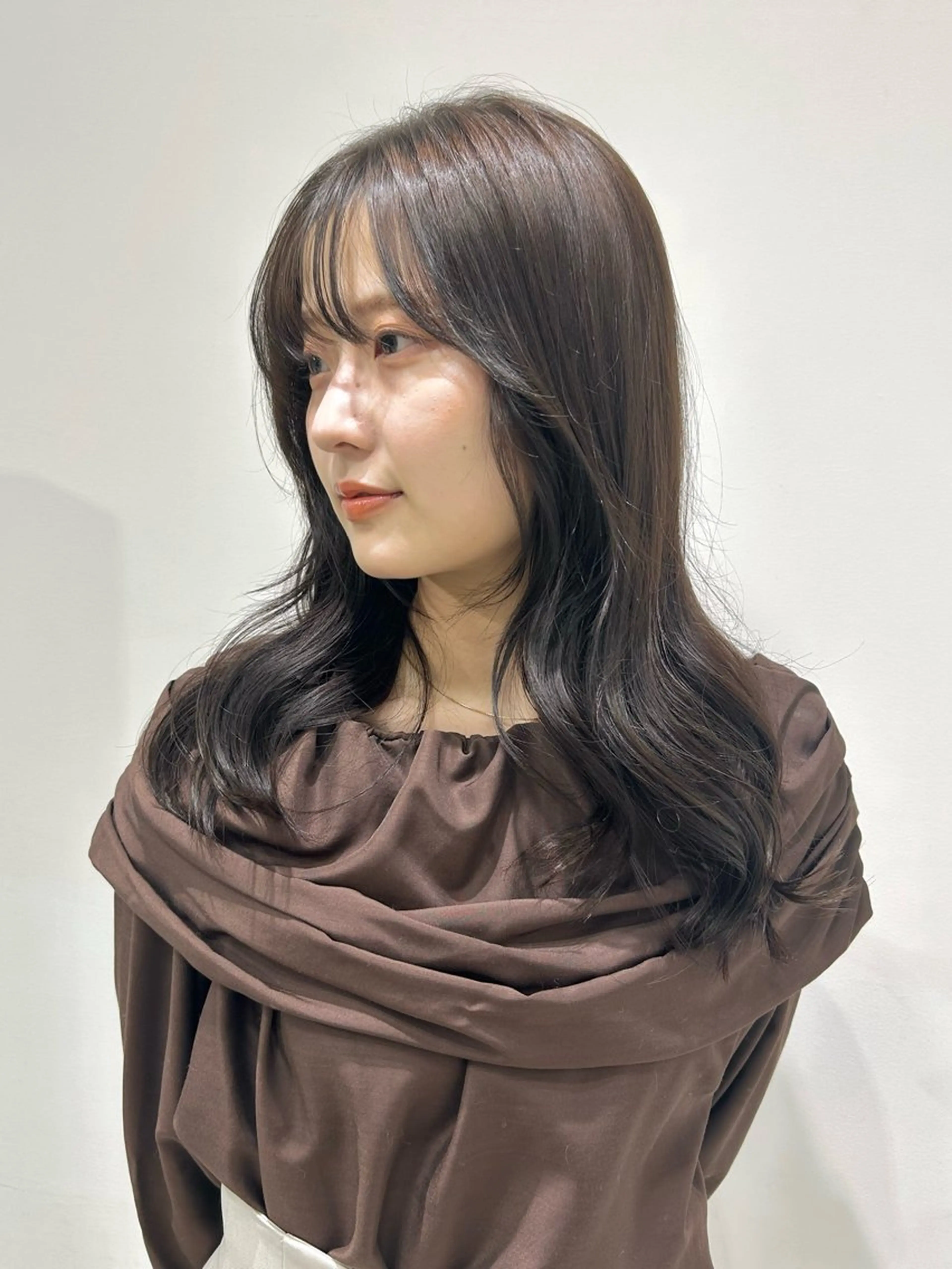 セミロング ヘアカラー 🫧透明感カラー/ 青山瑞季🫧のヘアスタイル