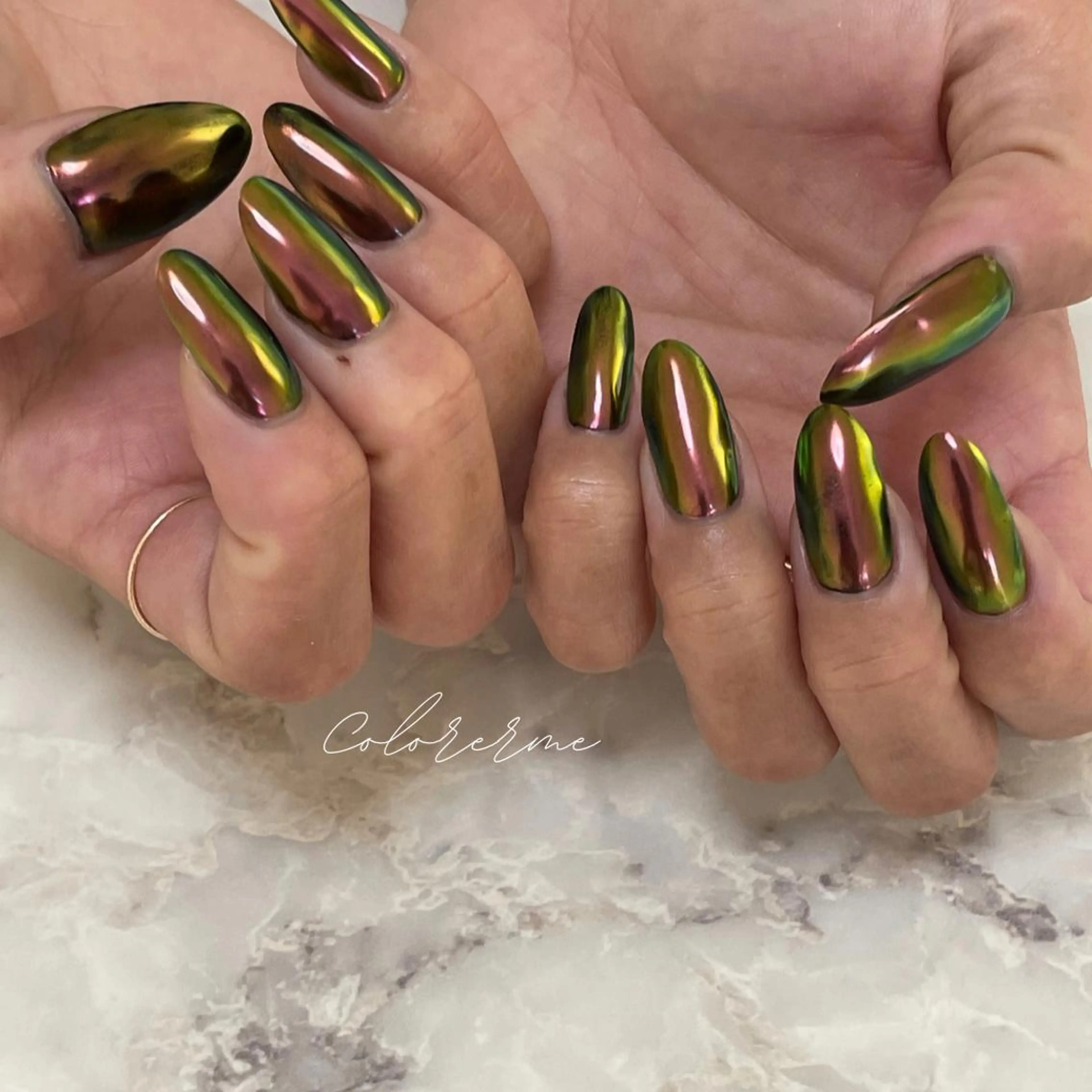 ネイル ミラーネイル Colorer'me クロレミーのネイルデザイン