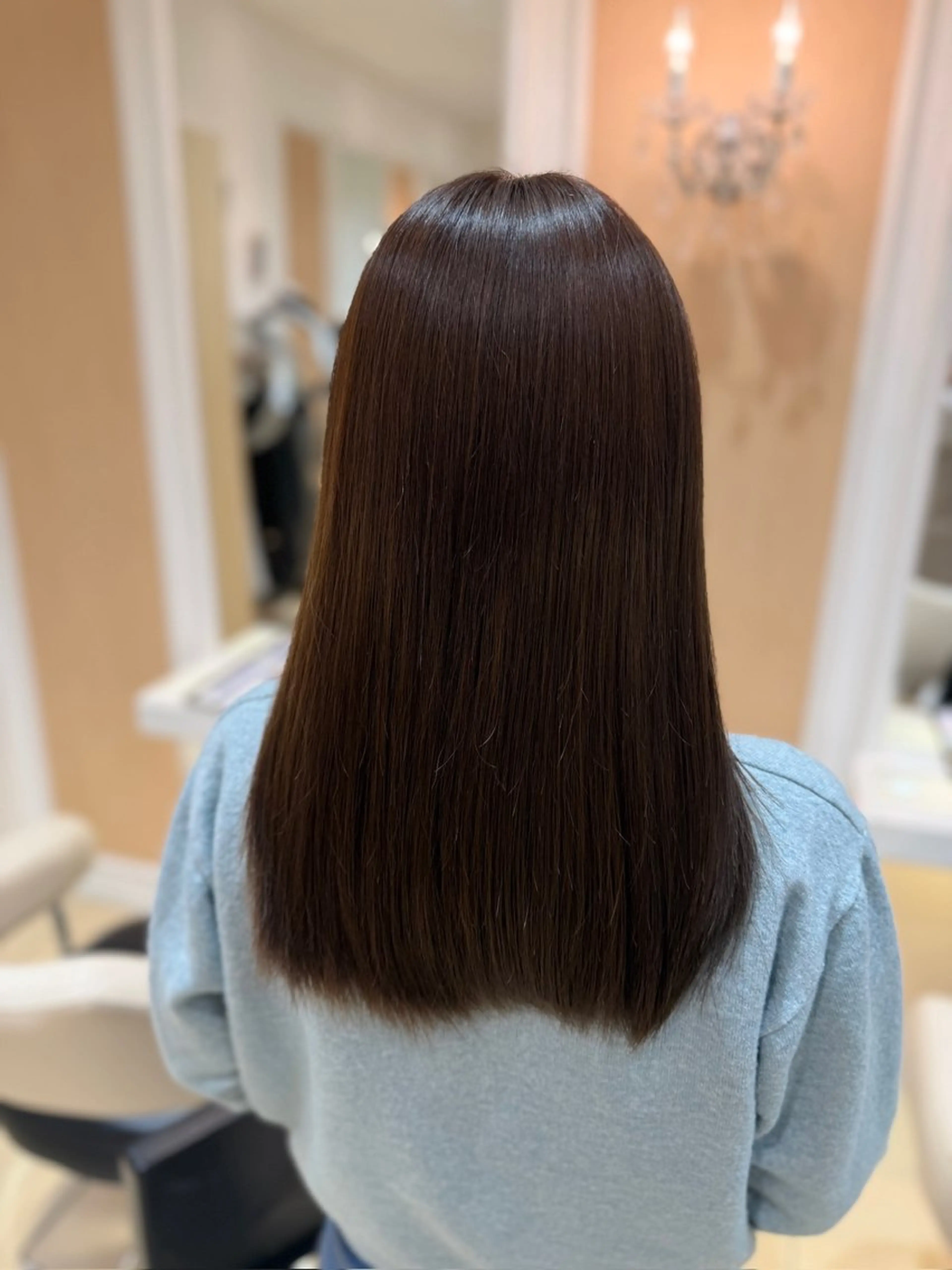 セミロング ヘアカラー 🌻Ash 中目黒店 暖🌻のヘアスタイル