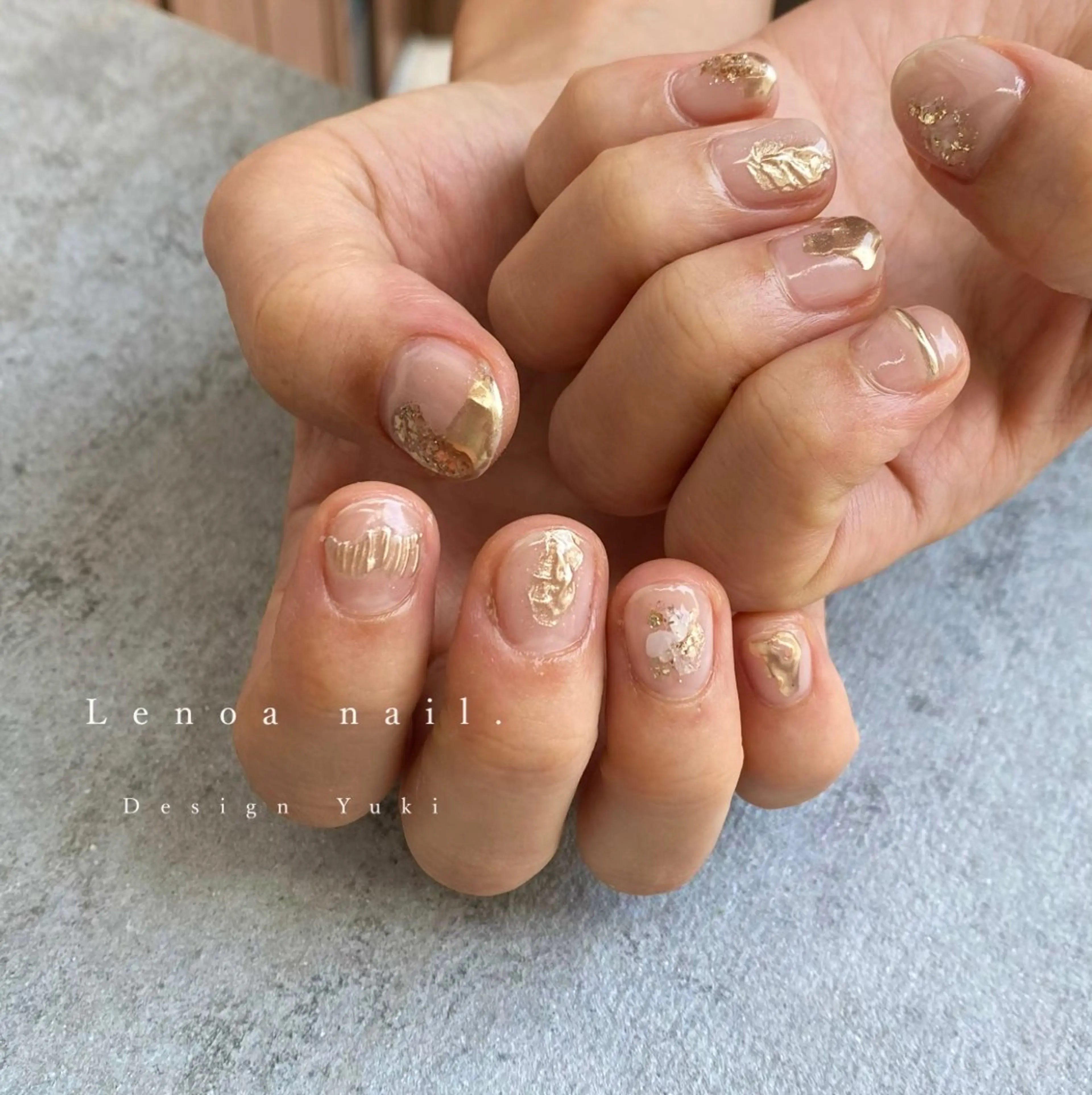 ネイル ハンドネイル Lenoa Yukiのネイルデザイン