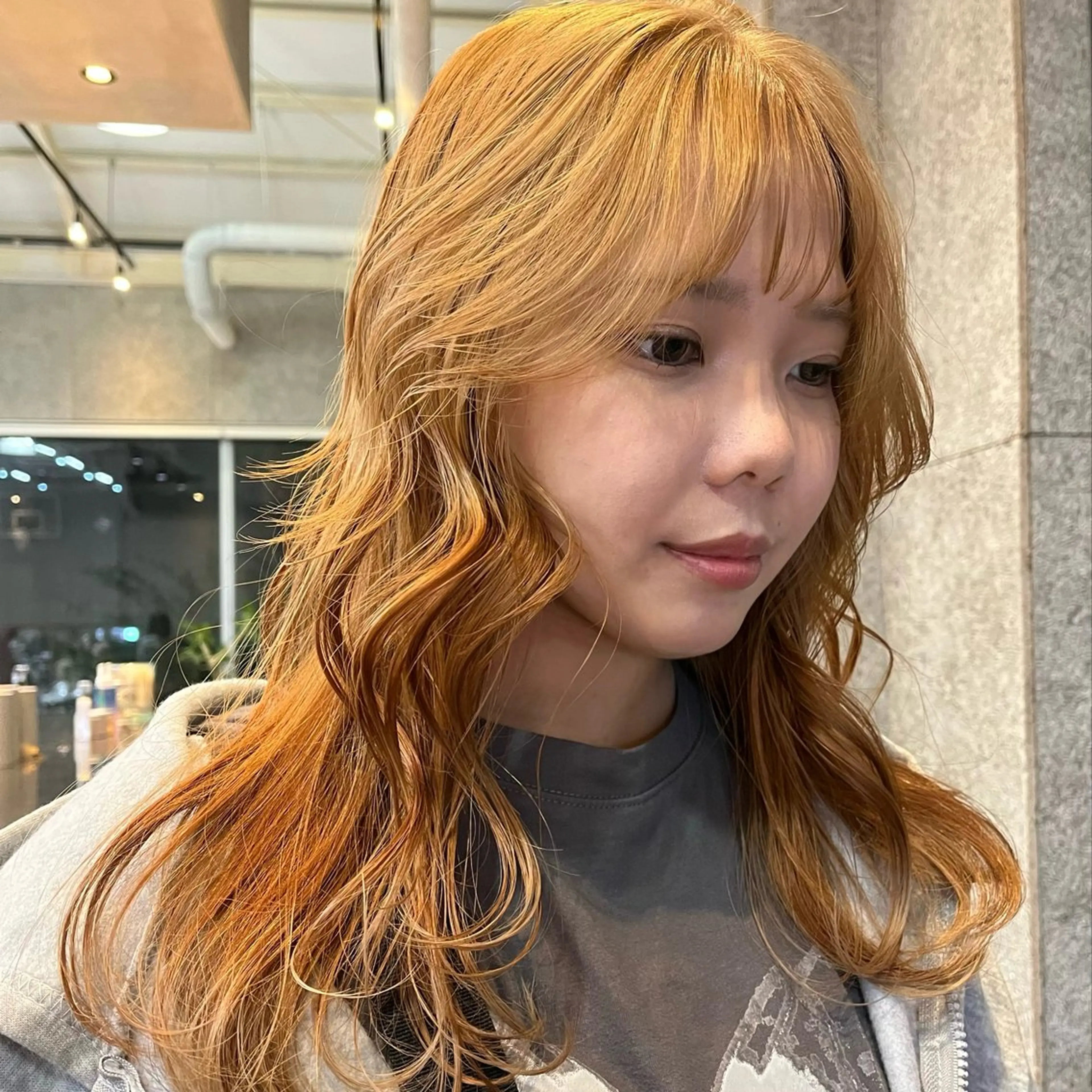 ロング カラー ヘアカラー トリートメント ボブハイトーン🦖 デザインMAMIのヘアスタイル