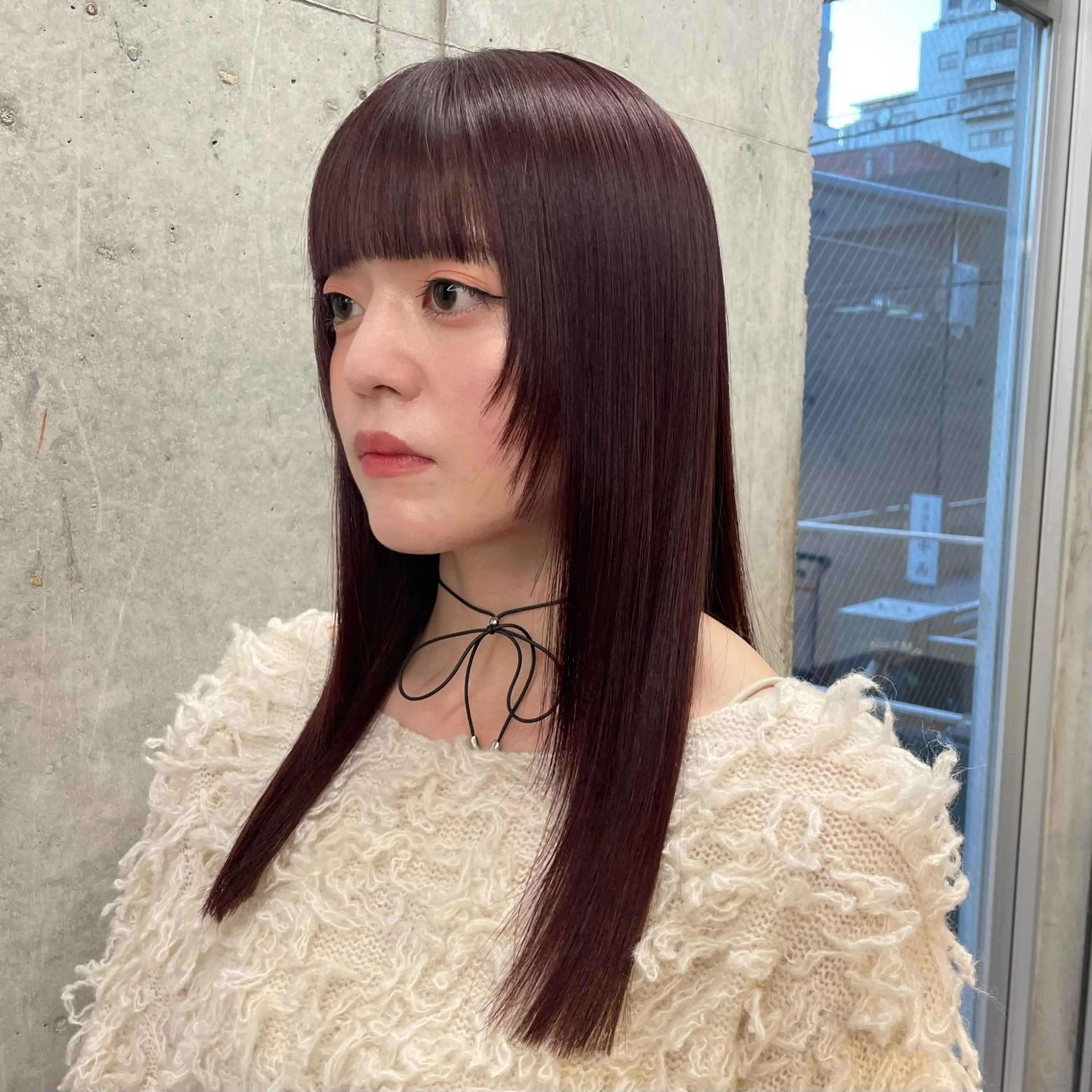 ロング カラー ブリーチ ブリーチなしカラー レッドカラー カット ヘアカラー トリートメント トレンドカラー🥣／ ヘアアレンジ✩.*˚のヘアスタイル