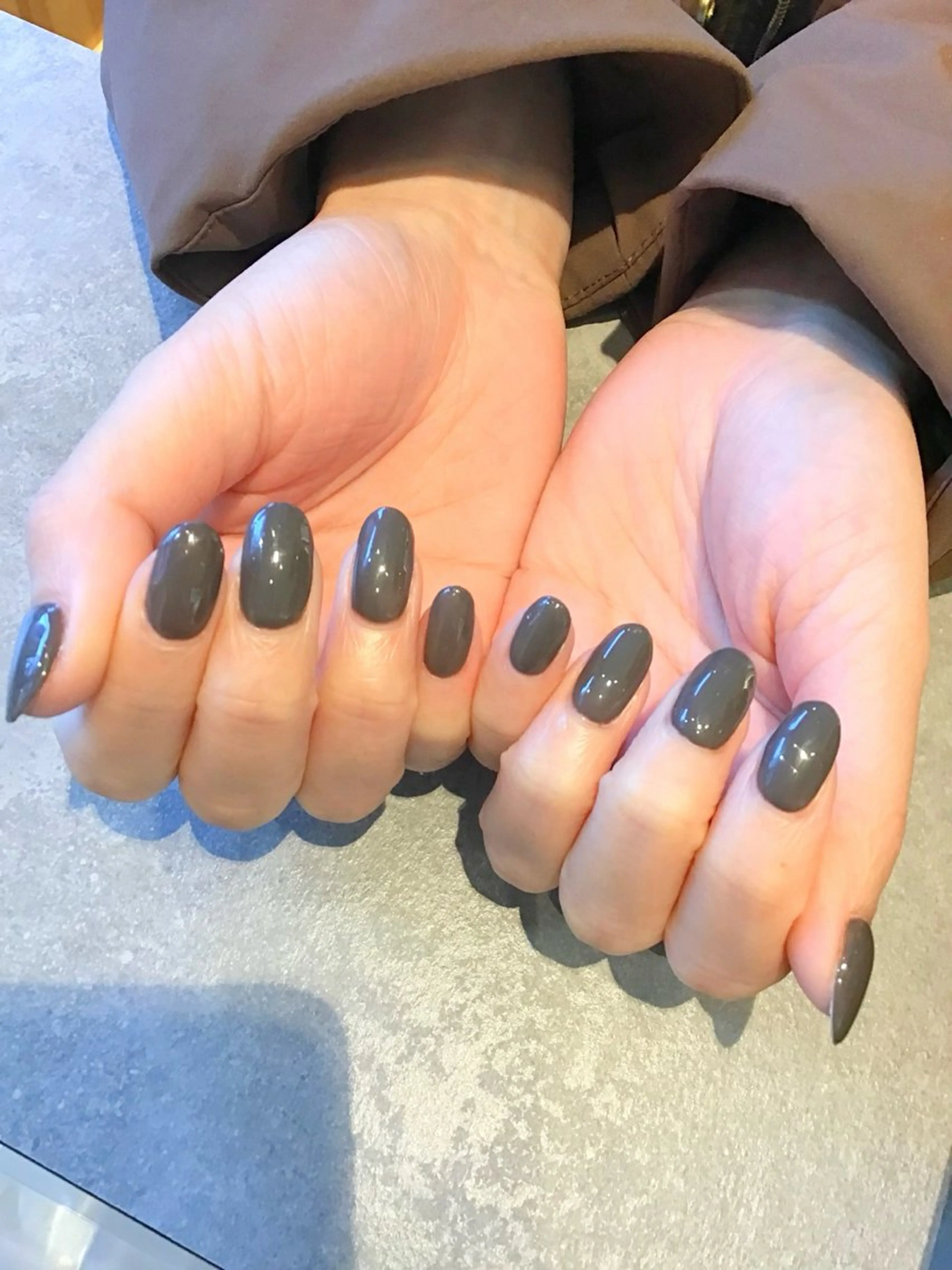 ネイル ジェルネイル ワンカラーネイル パラジェル Nest 岩崎のネイルデザイン