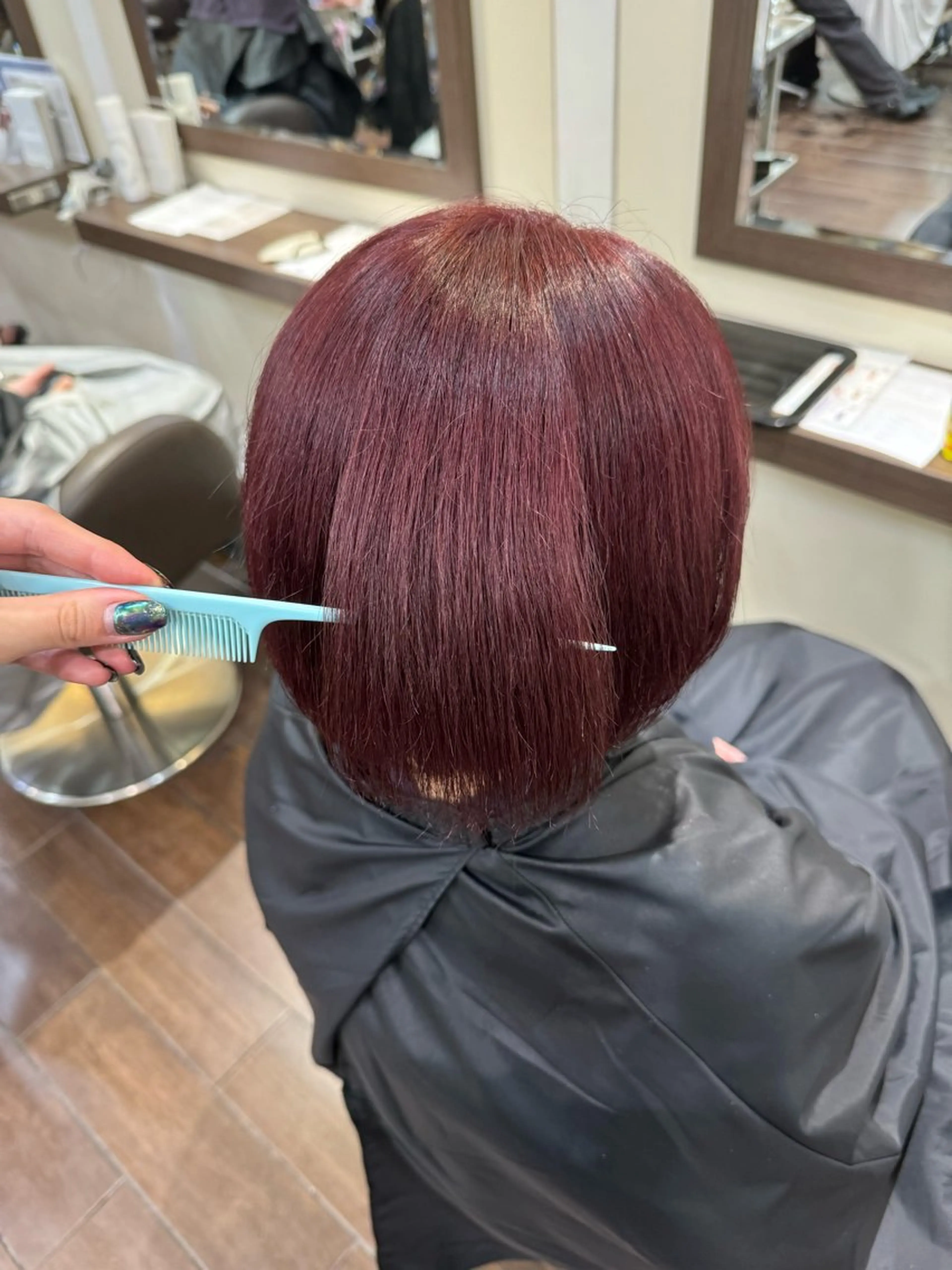 ショート カラー ブリーチ ケアブリーチ ピンクカラー ヘアカラー トリートメント designcolo r/似合わせNOKAのヘアスタイル