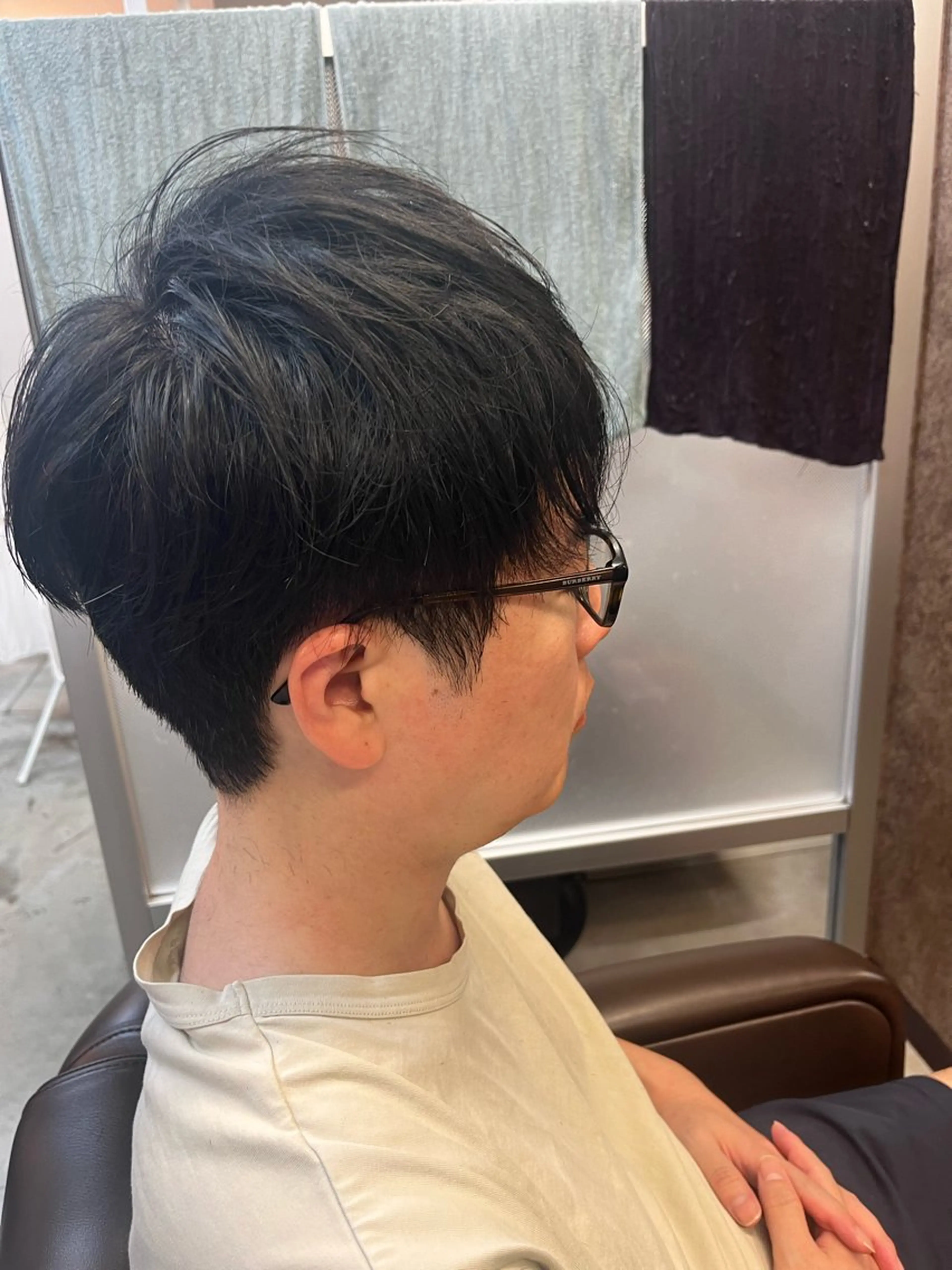ミディアム メンズ 清水 寧生のヘアスタイル