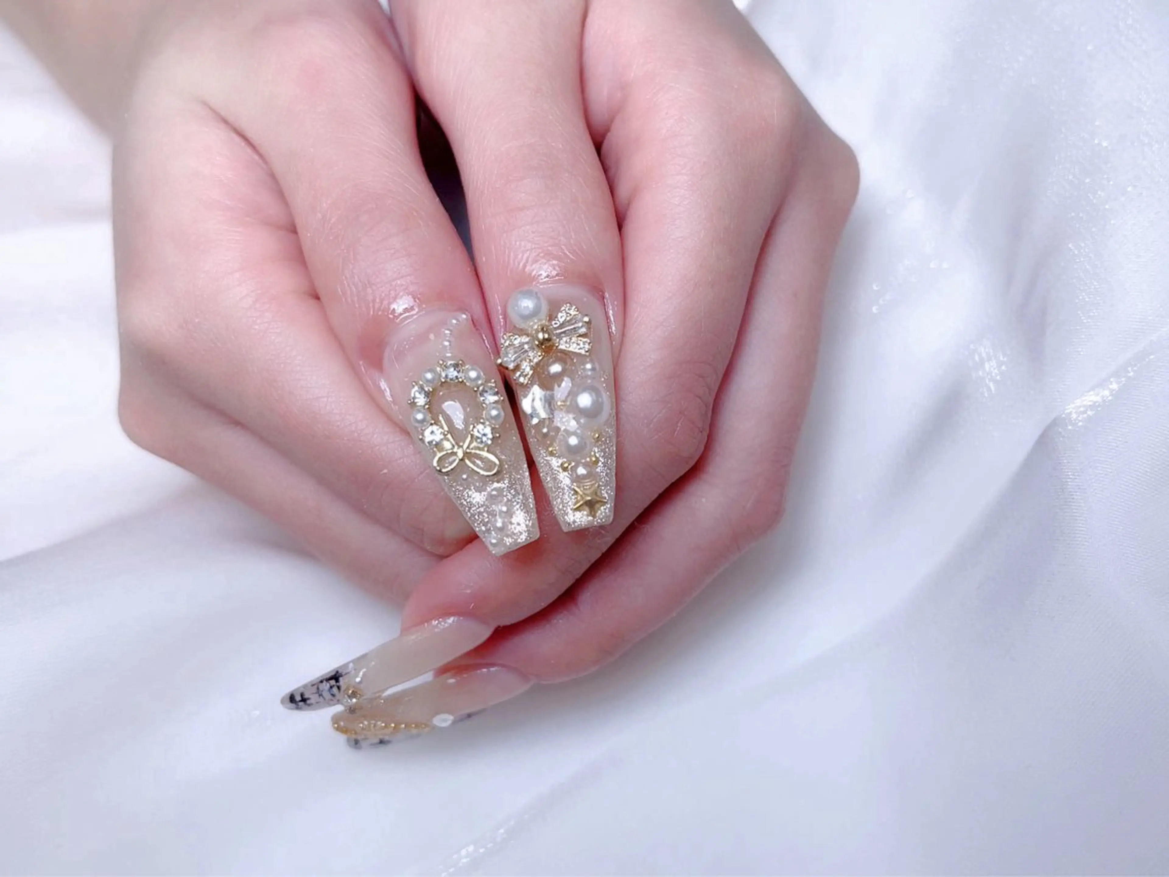 ネイル M🌷nail 長さだし専門店のネイルデザイン