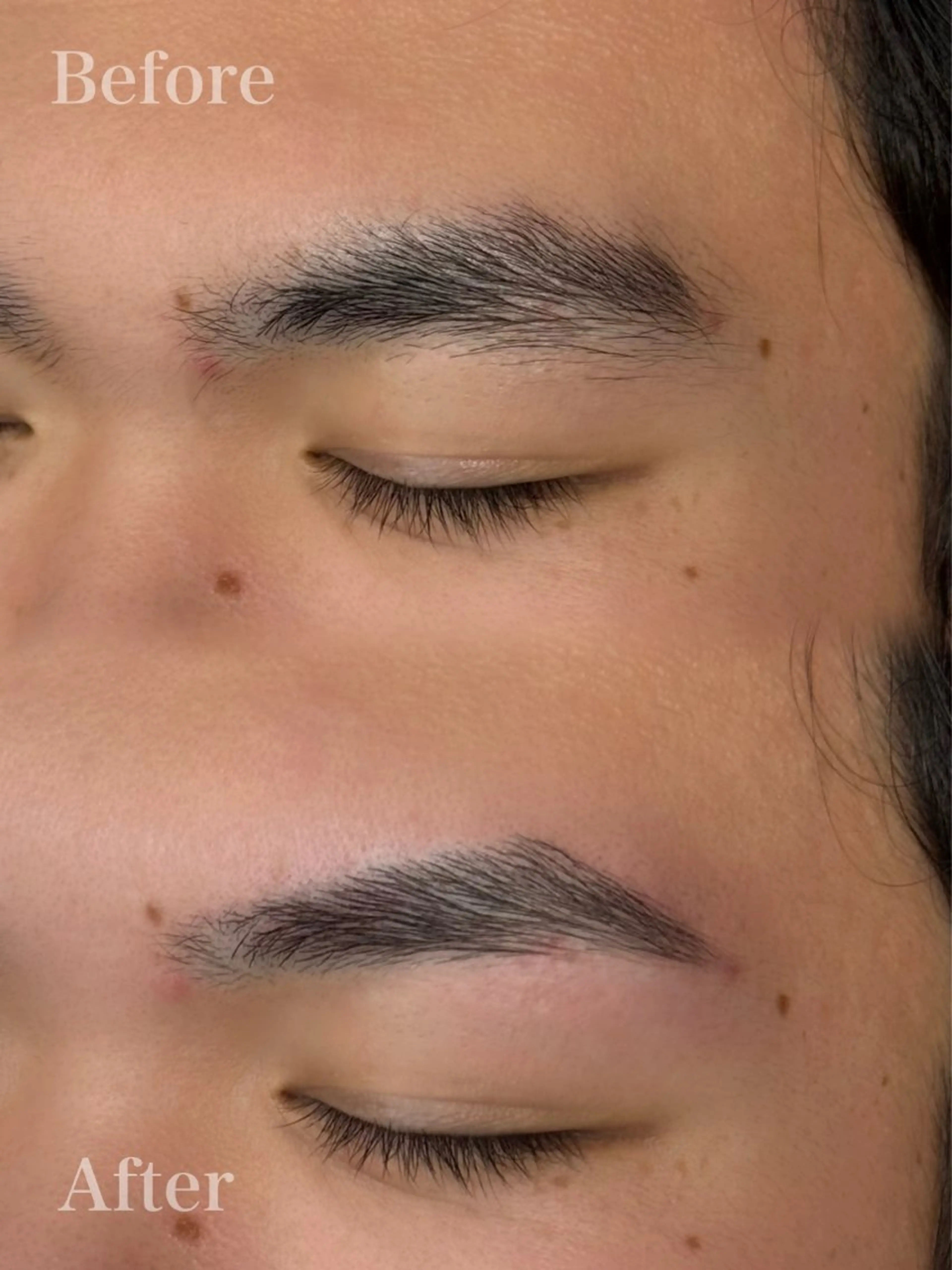 メンズ アイブロウ ワックス脱毛 眉カット ルリアンチッタ 眉毛/まつげパーマの眉毛・アイブロウイメージ