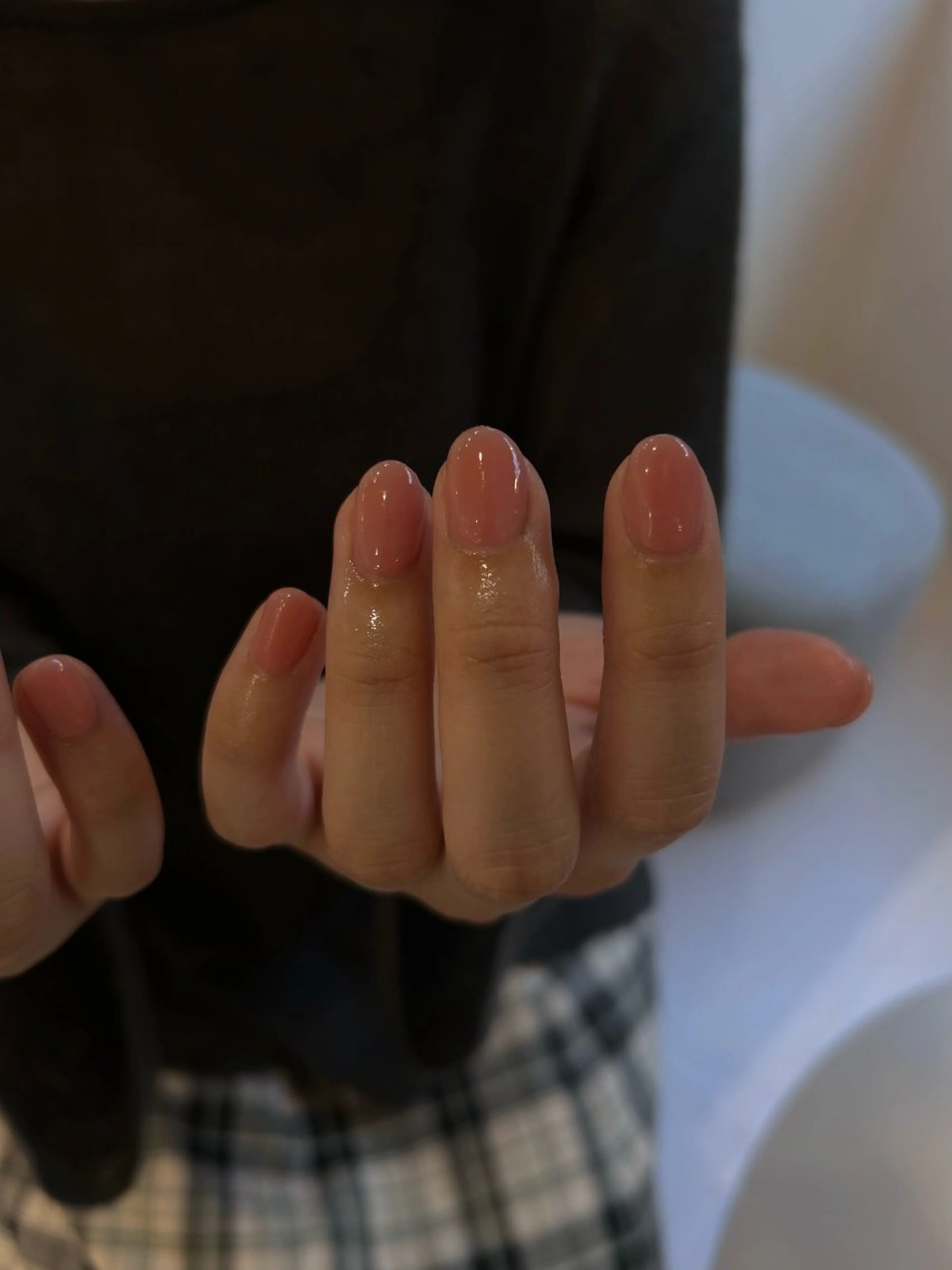 ネイル ワンカラーネイル ピンク DEEokazaki momona.Gのネイルデザイン