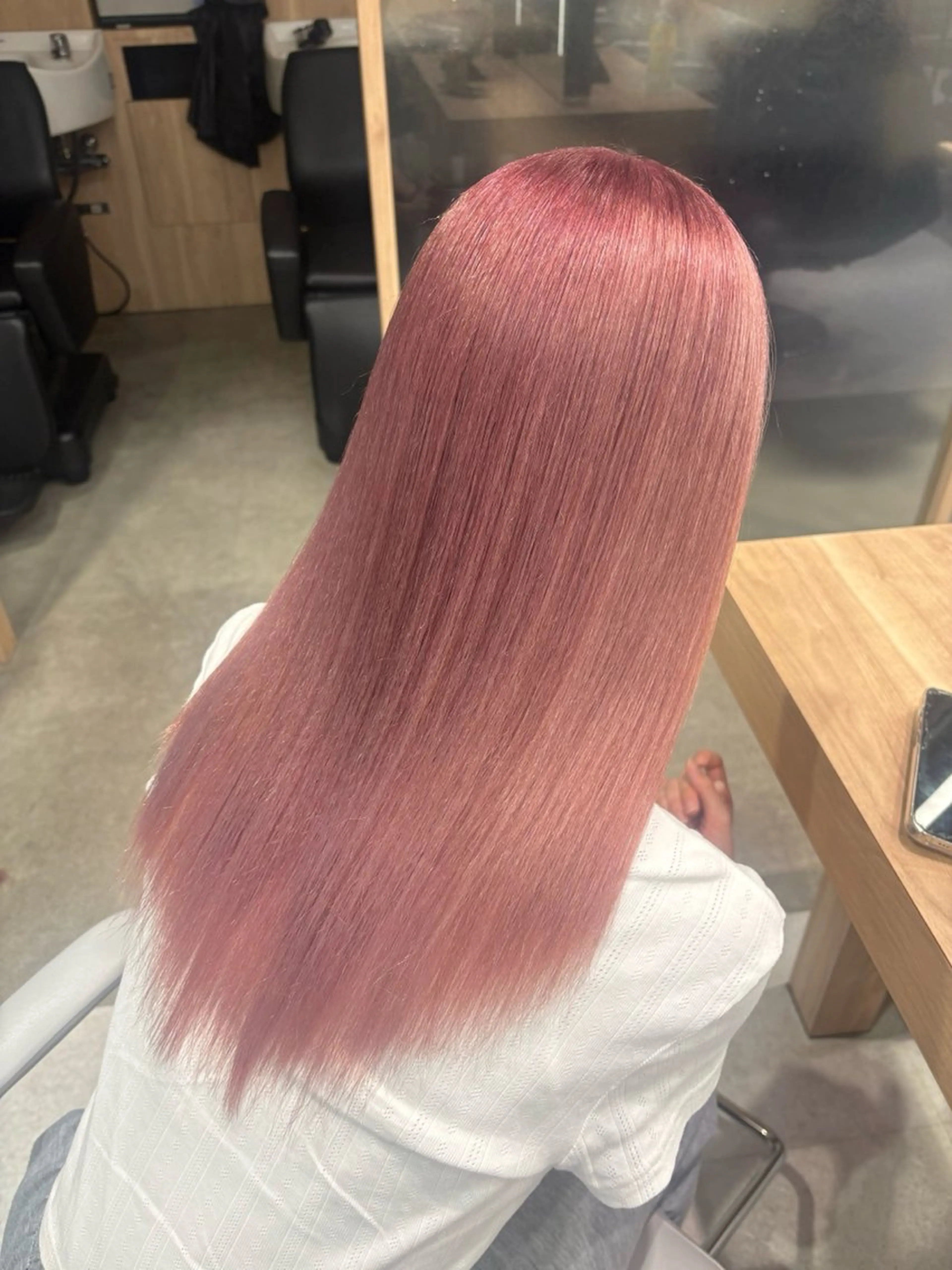 ロング カラー カット ヘアカラー 🇰🇷韓国レイヤー ケアカラー／田川佑紀のヘアスタイル