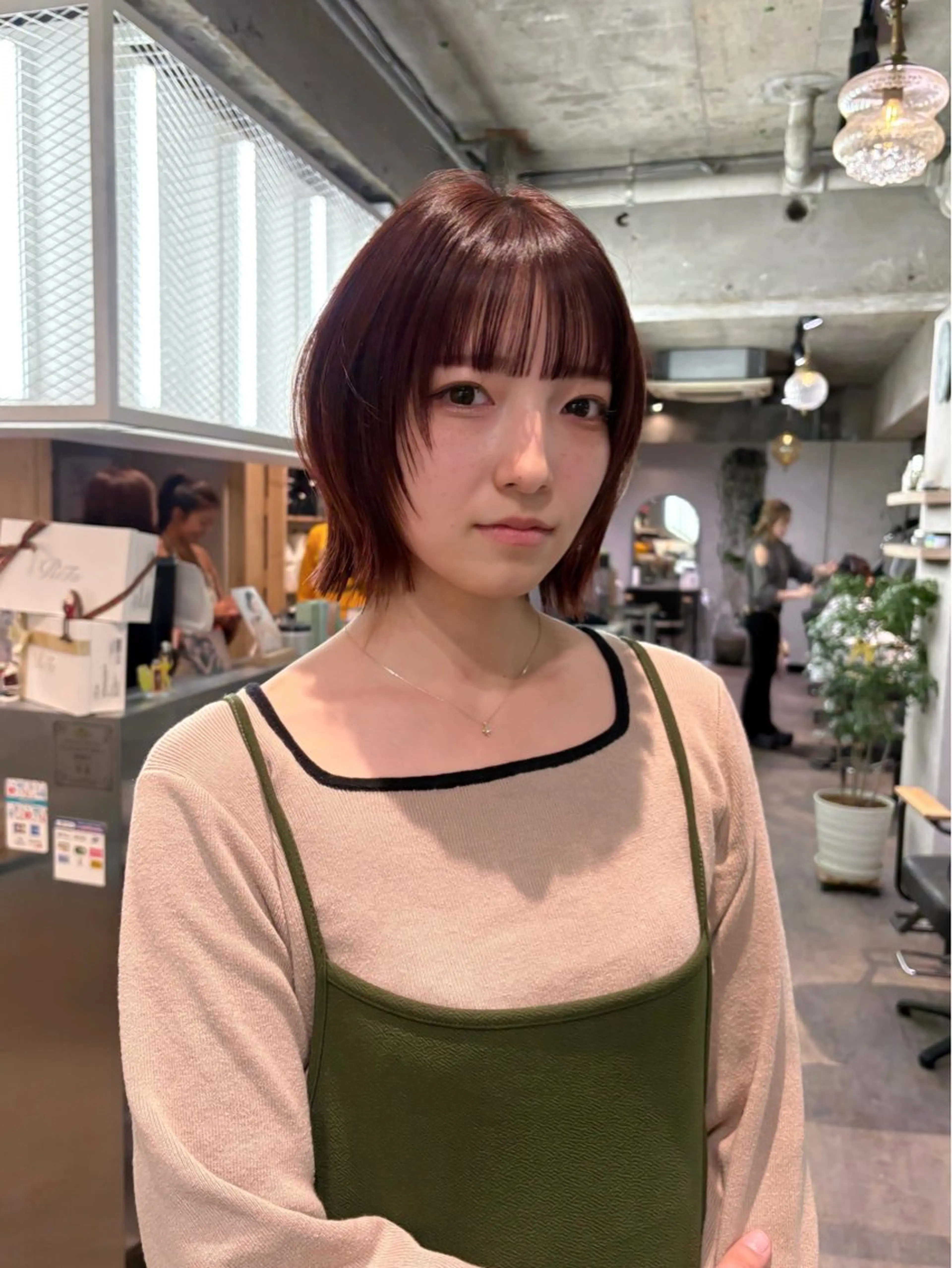 ショート ボブレイヤー ボブ レイヤーカット カット レイヤー/艶カラー/ KIHO🥥︎のヘアスタイル