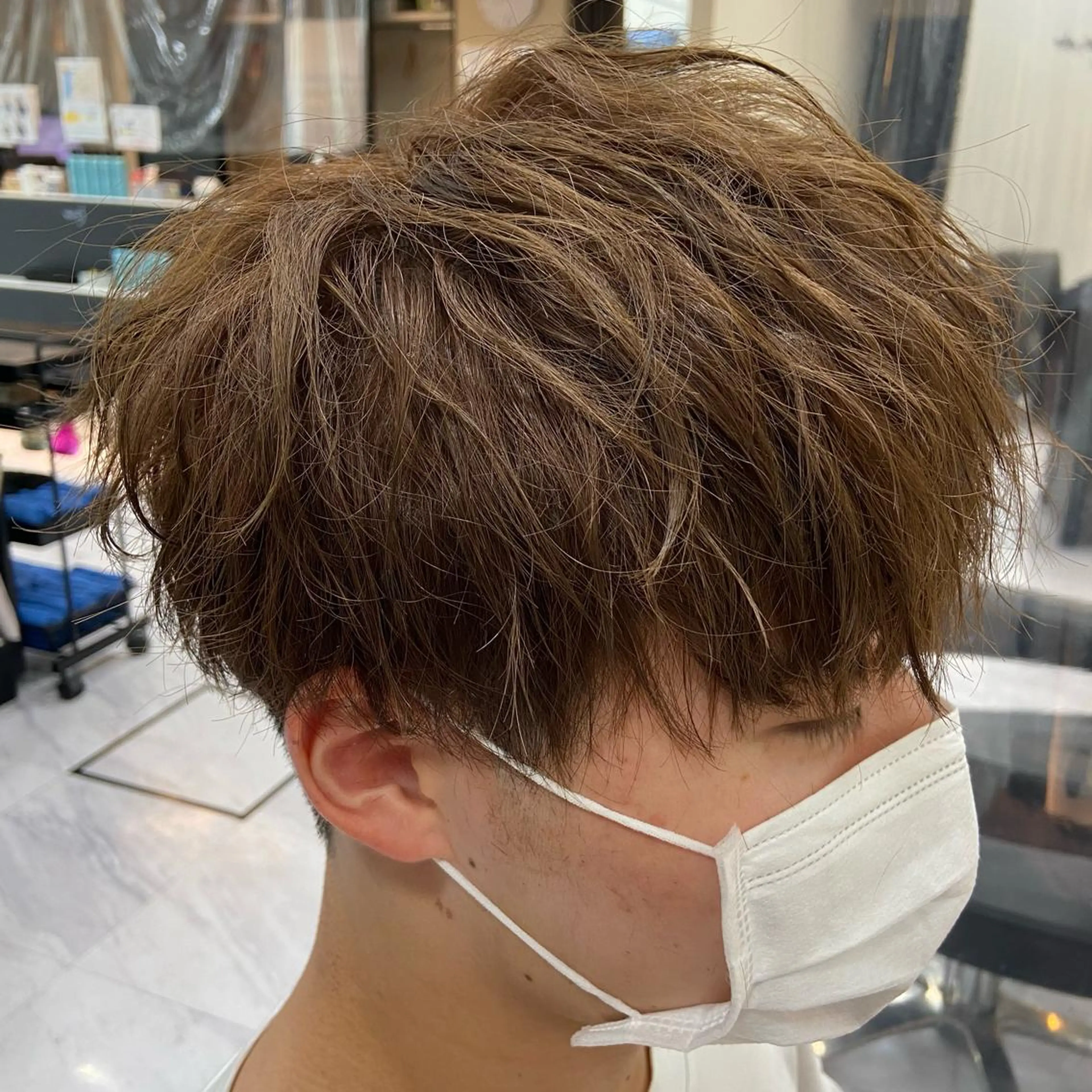 カラー メンズ Luce 杉本のヘアスタイル