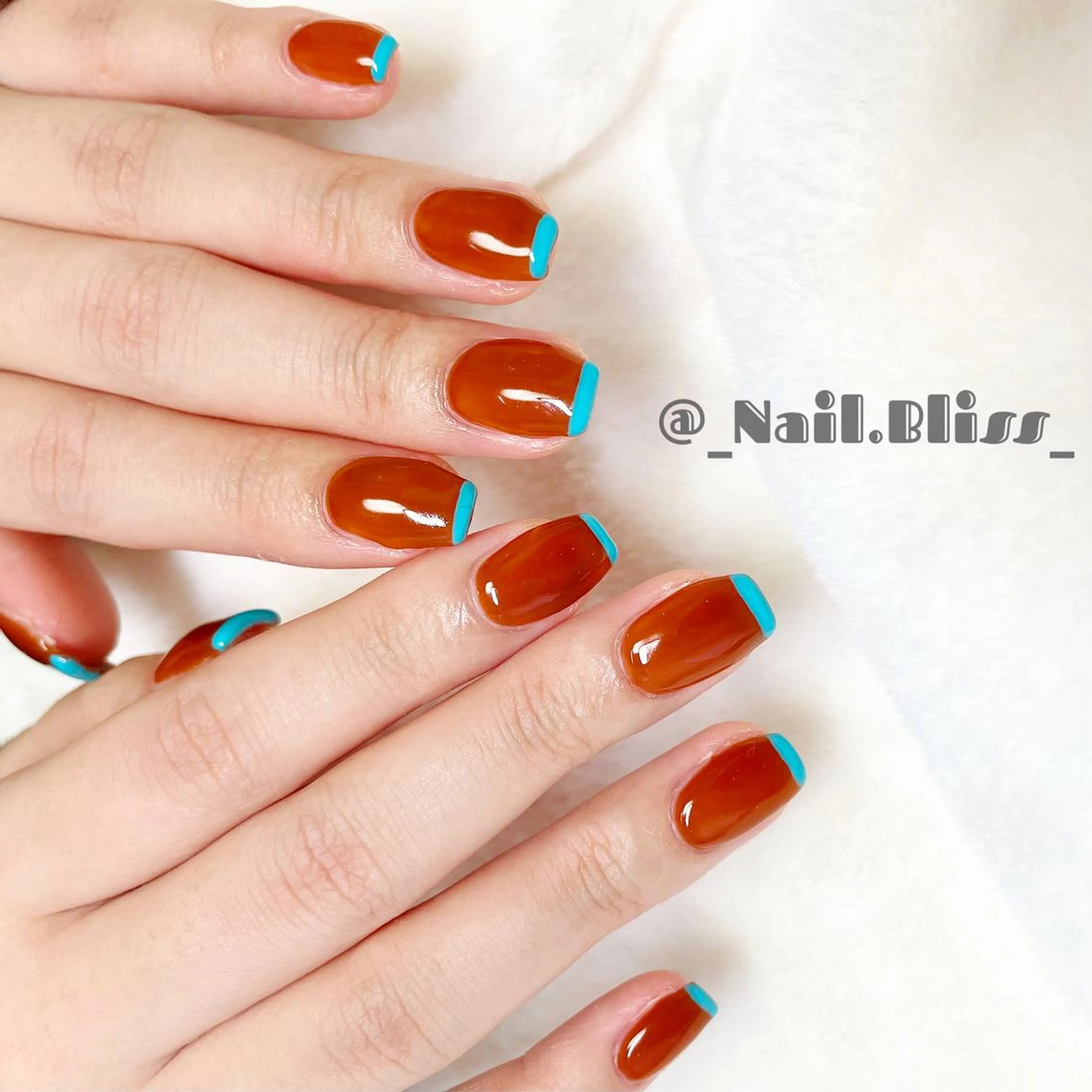 ネイル フレンチネイル ハンドネイル NAIL BLISSのネイルデザイン