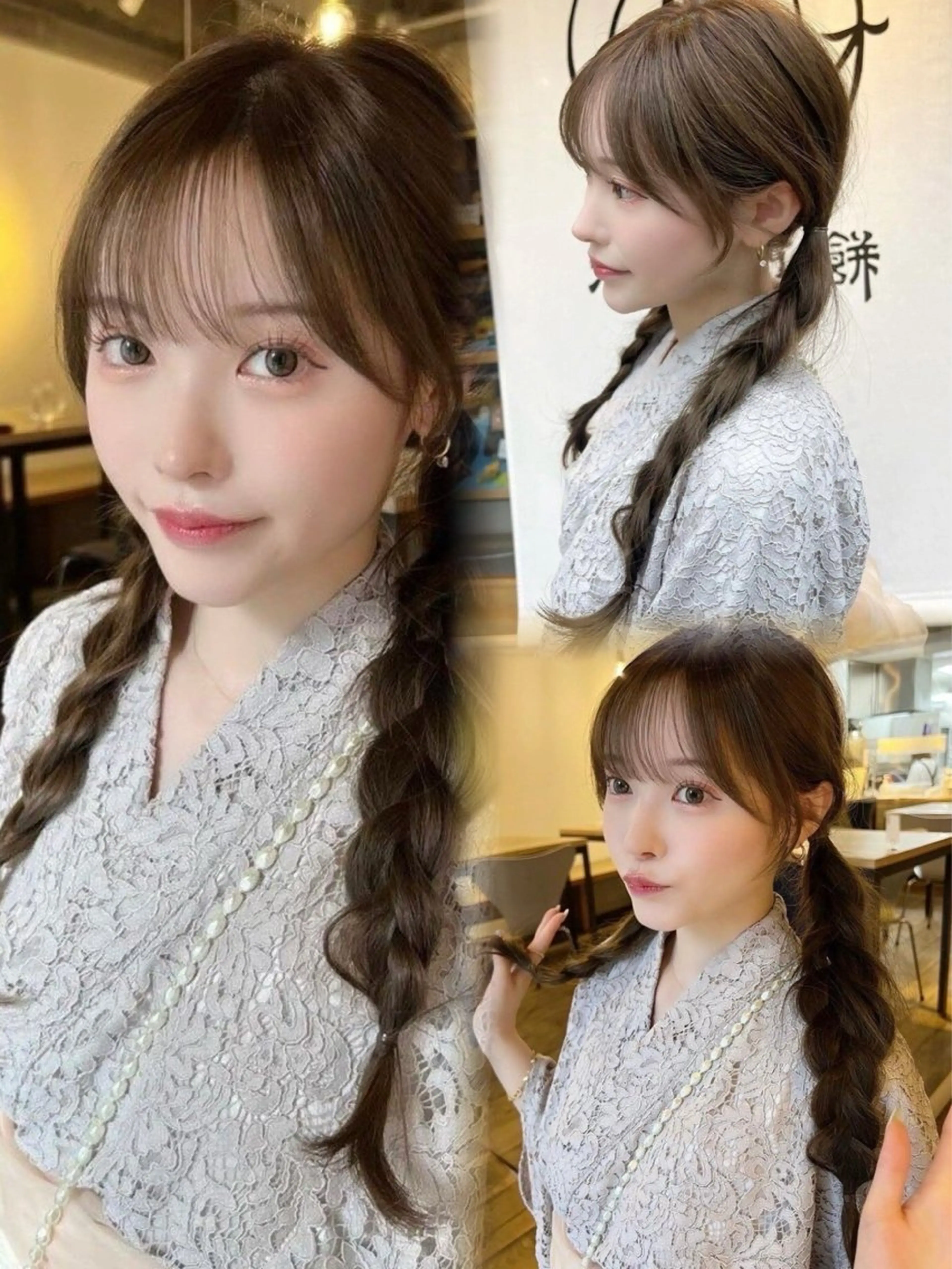 ロング カラー 顔まわりレイヤー 髪質改善 韓国風ヘア レイヤーカット トリートメント カット ヘアカラー トリートメント Zina福岡天神🪞 髪質改善🪞レイヤーのヘアスタイル