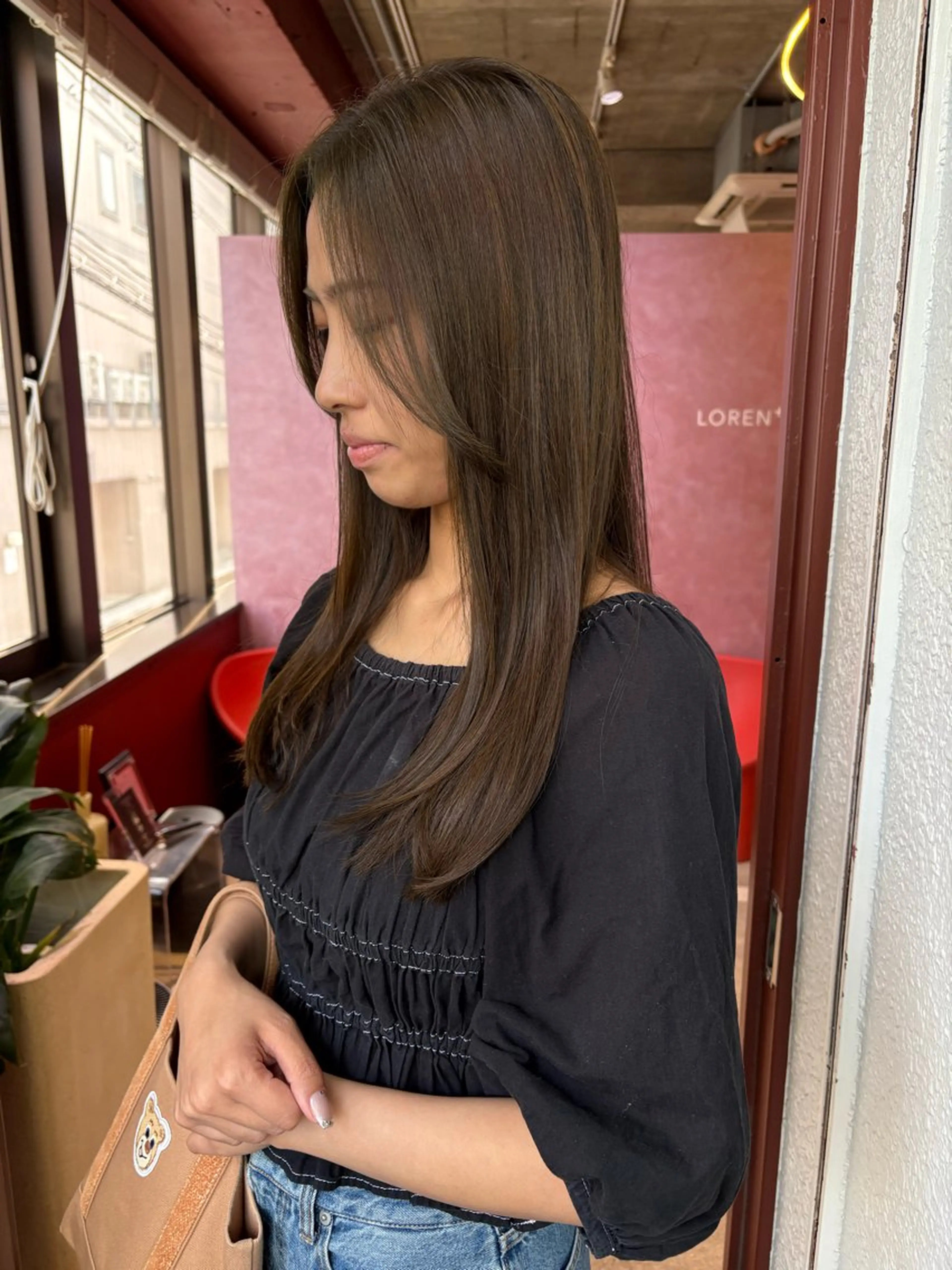 ロング カット ヘアカラー トリートメント レイヤーカット ✨️奥田良太✨️のヘアスタイル