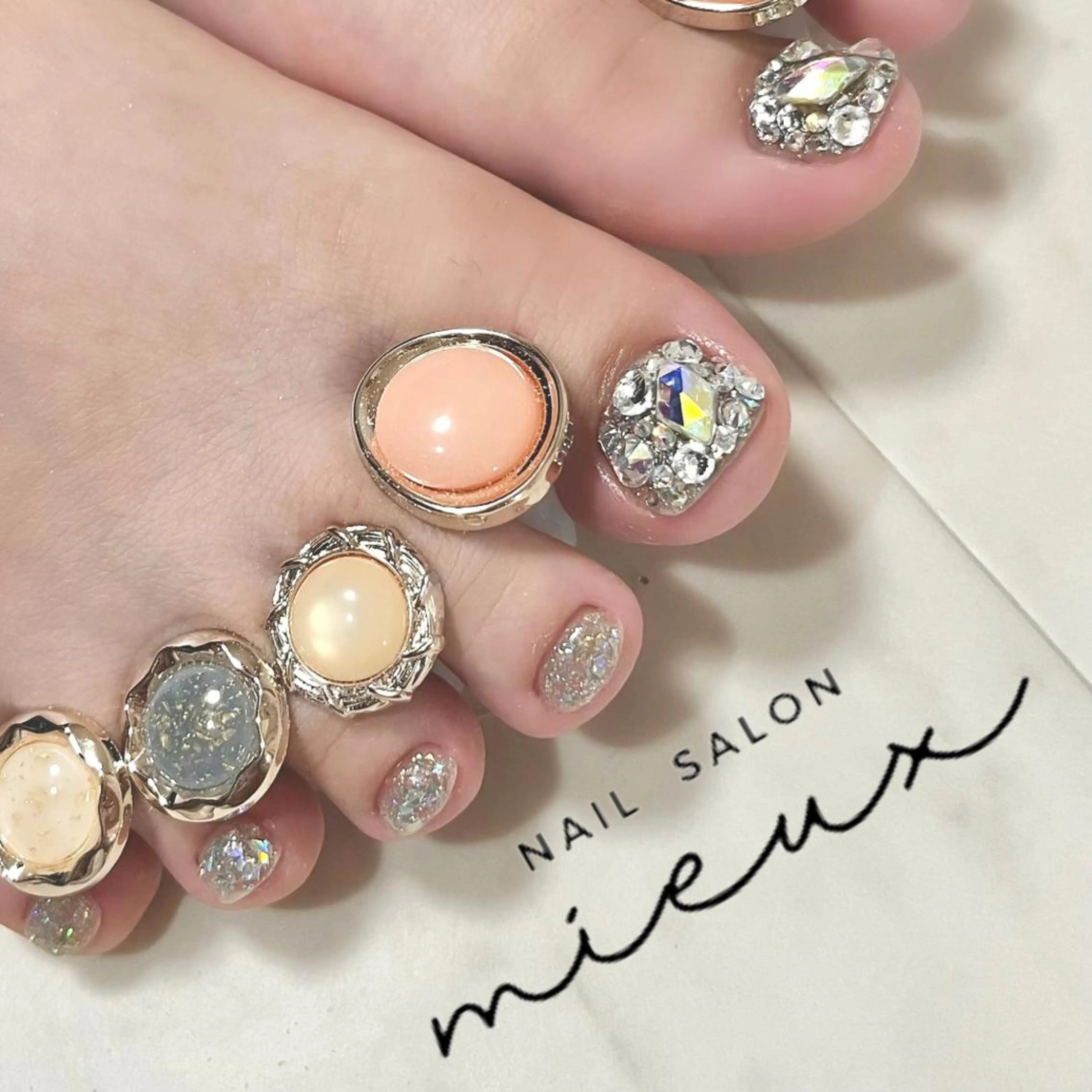 ネイル フットネイル nailsalon mieuxのネイルデザイン