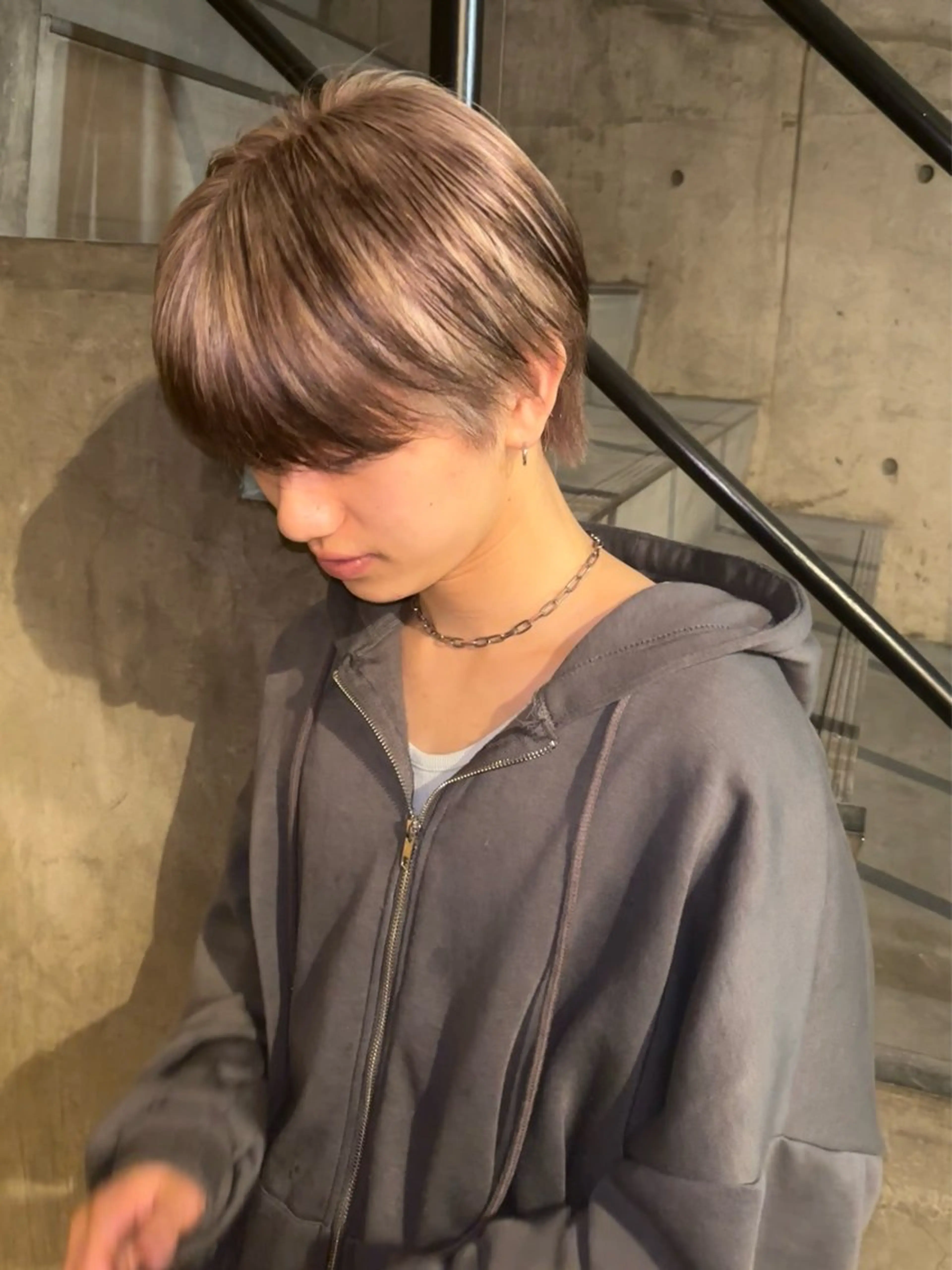 ショート メンズ カット ヘアカラー RiSA ★のヘアスタイル