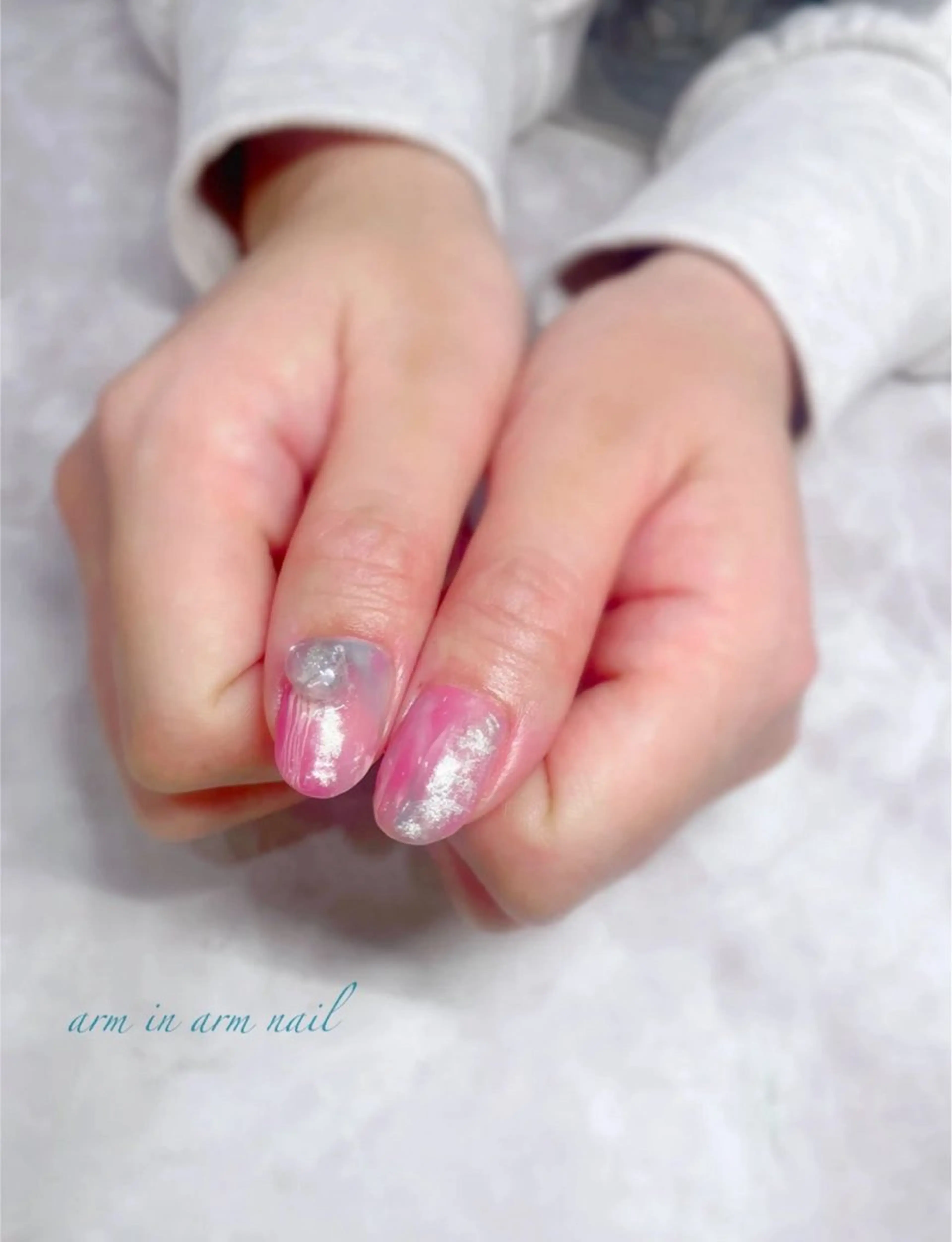 ネイル arm in arm ︎✿Yamamotoのマツエク・マツパデザイン