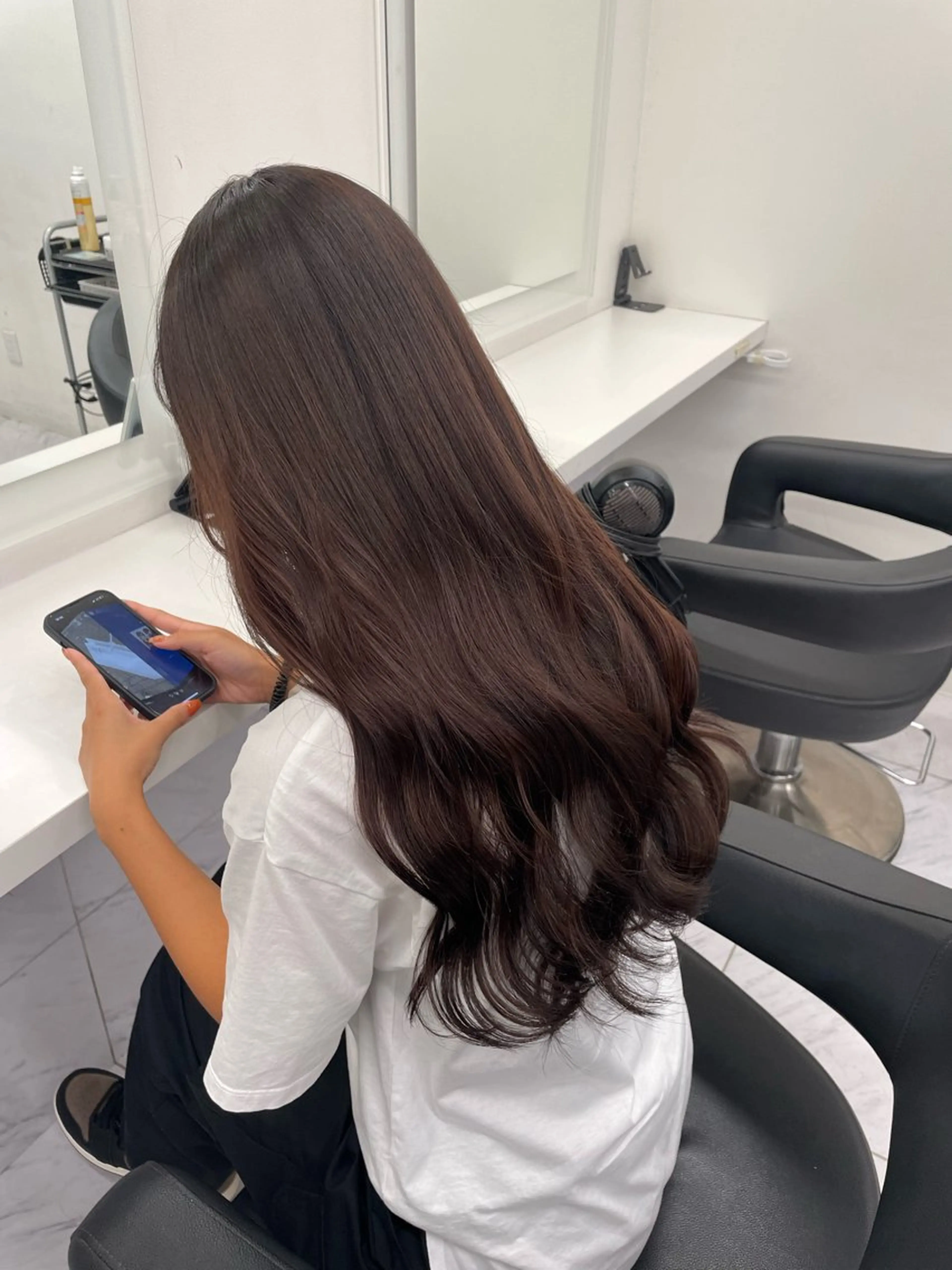 ロング カラー ヘアアレンジ カット ヘアカラー トリートメント ヘアセット 💗横浜美容室 💗HARUNAのヘアスタイル