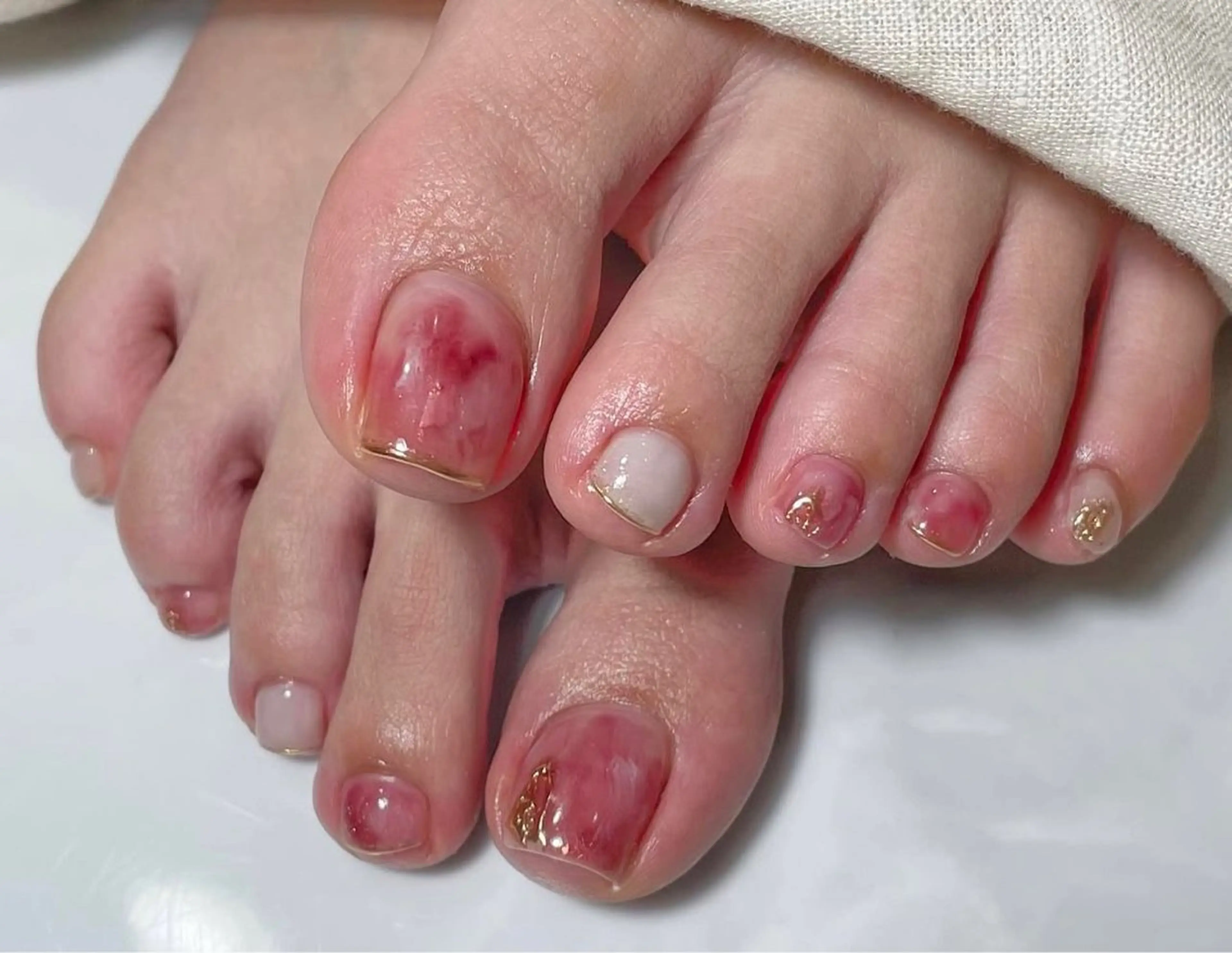 ネイル フットネイル ╹◡╹Mimoミモ Eye&Nailのマツエク・マツパデザイン