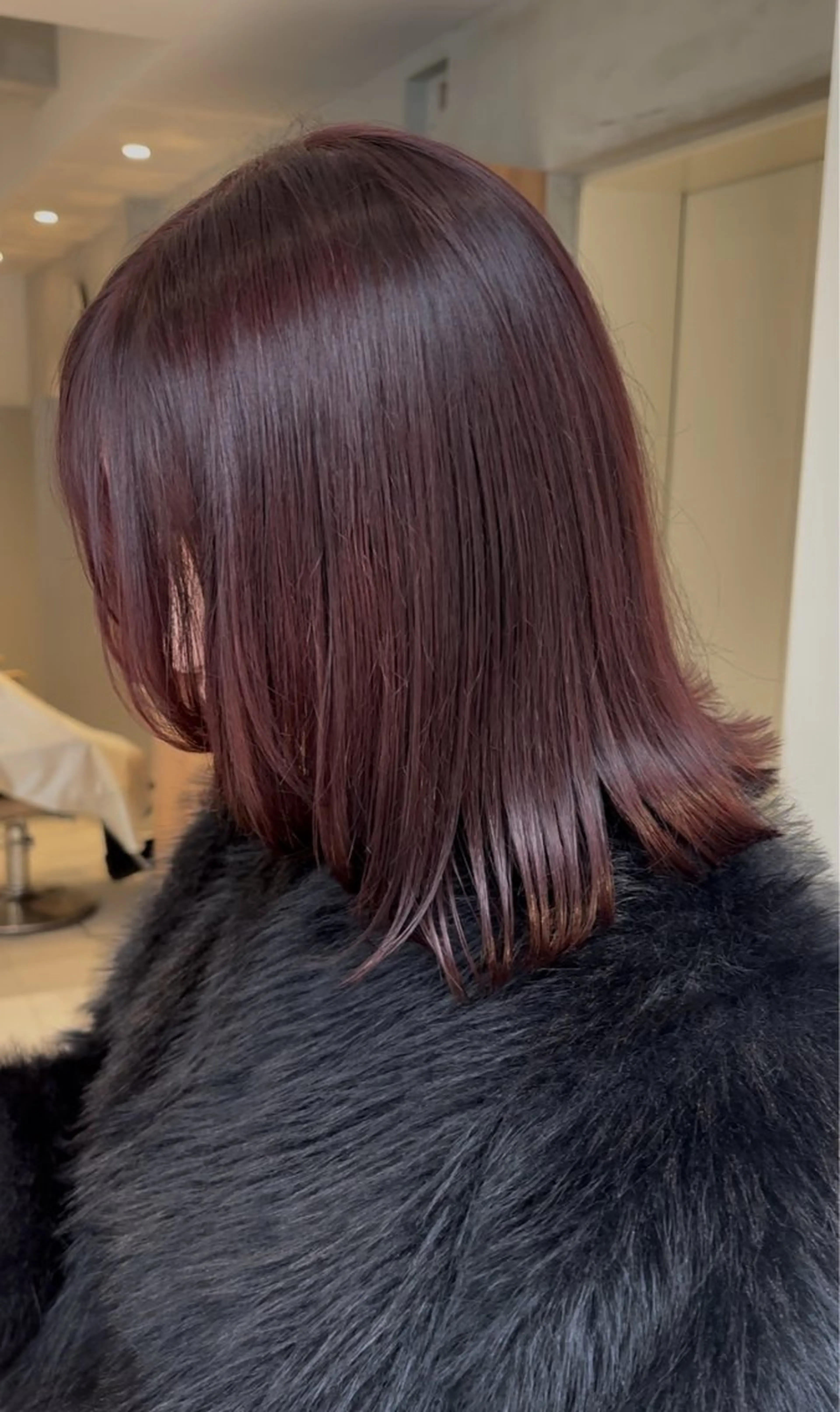 カラー ブリーチ ラベンダーカラー ラベンダーピンク ブリーチなしカラー ピンクカラー 🫒🫒ブリーチなし 艶カラー🫒ヤマシロのヘアスタイル