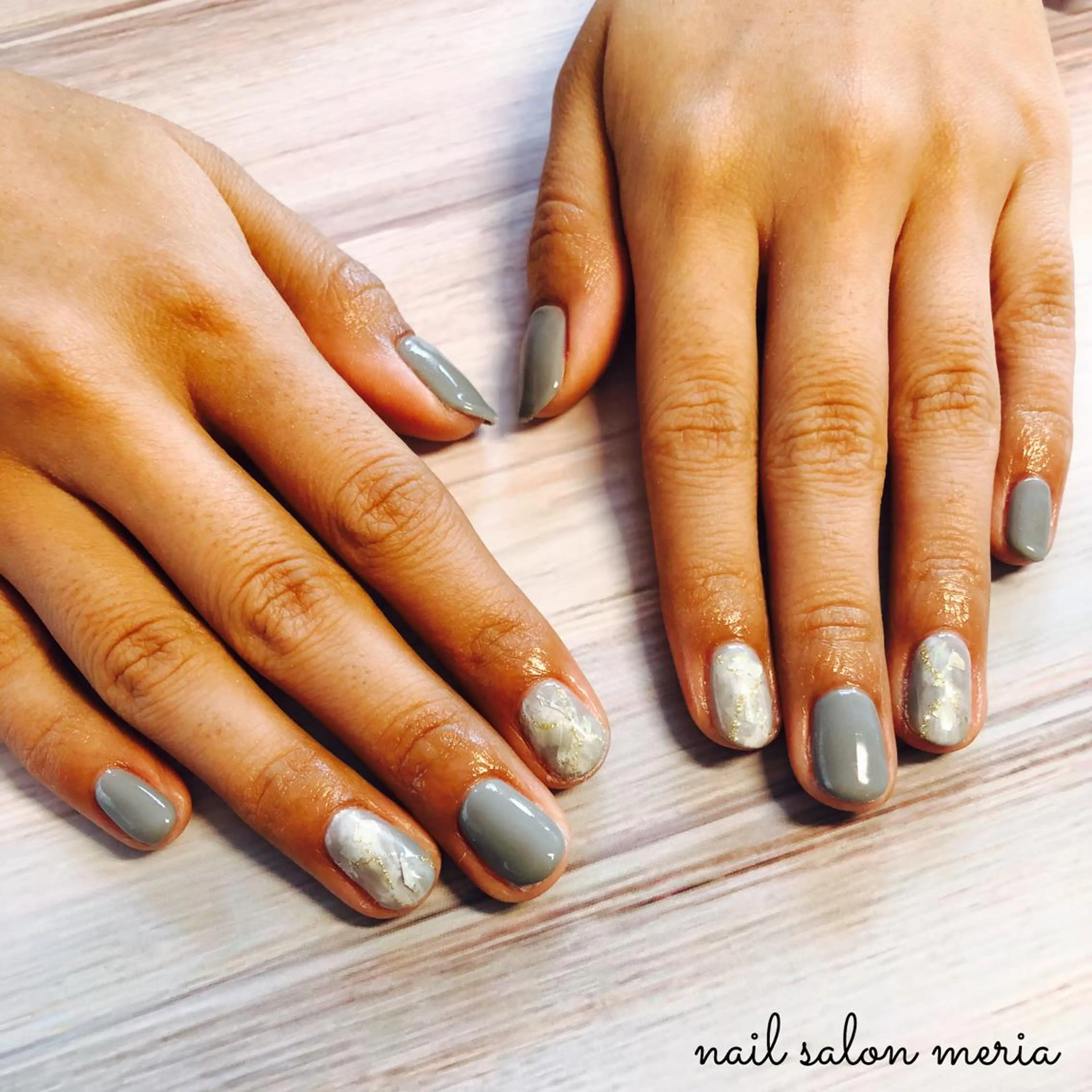 ネイル マツエク・マツパ ハンドネイル ビューティーサロン meriaのネイルデザイン