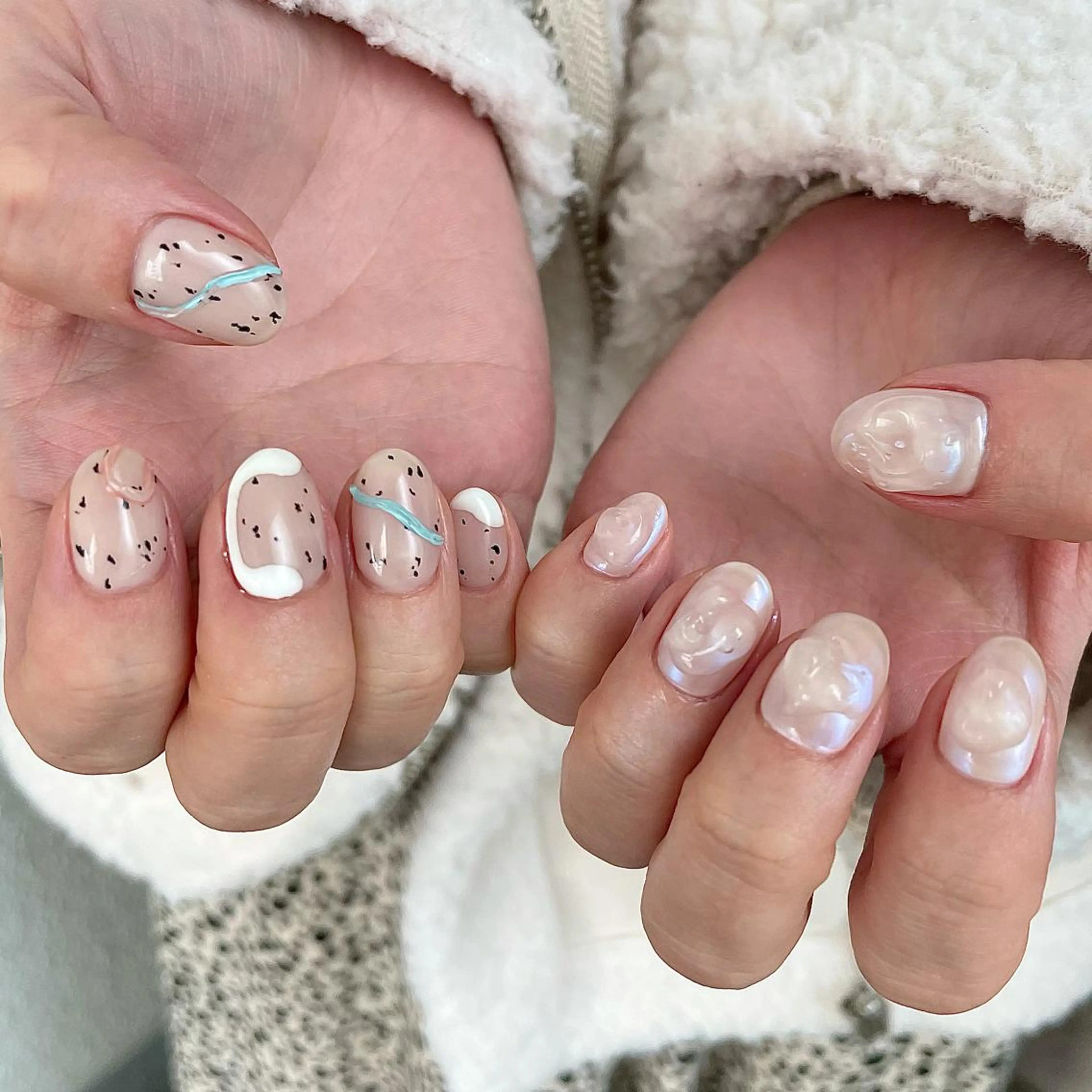 ネイル 持ち込み ハンドネイル Nailsalon BLOOM🌷 山崎のネイルデザイン