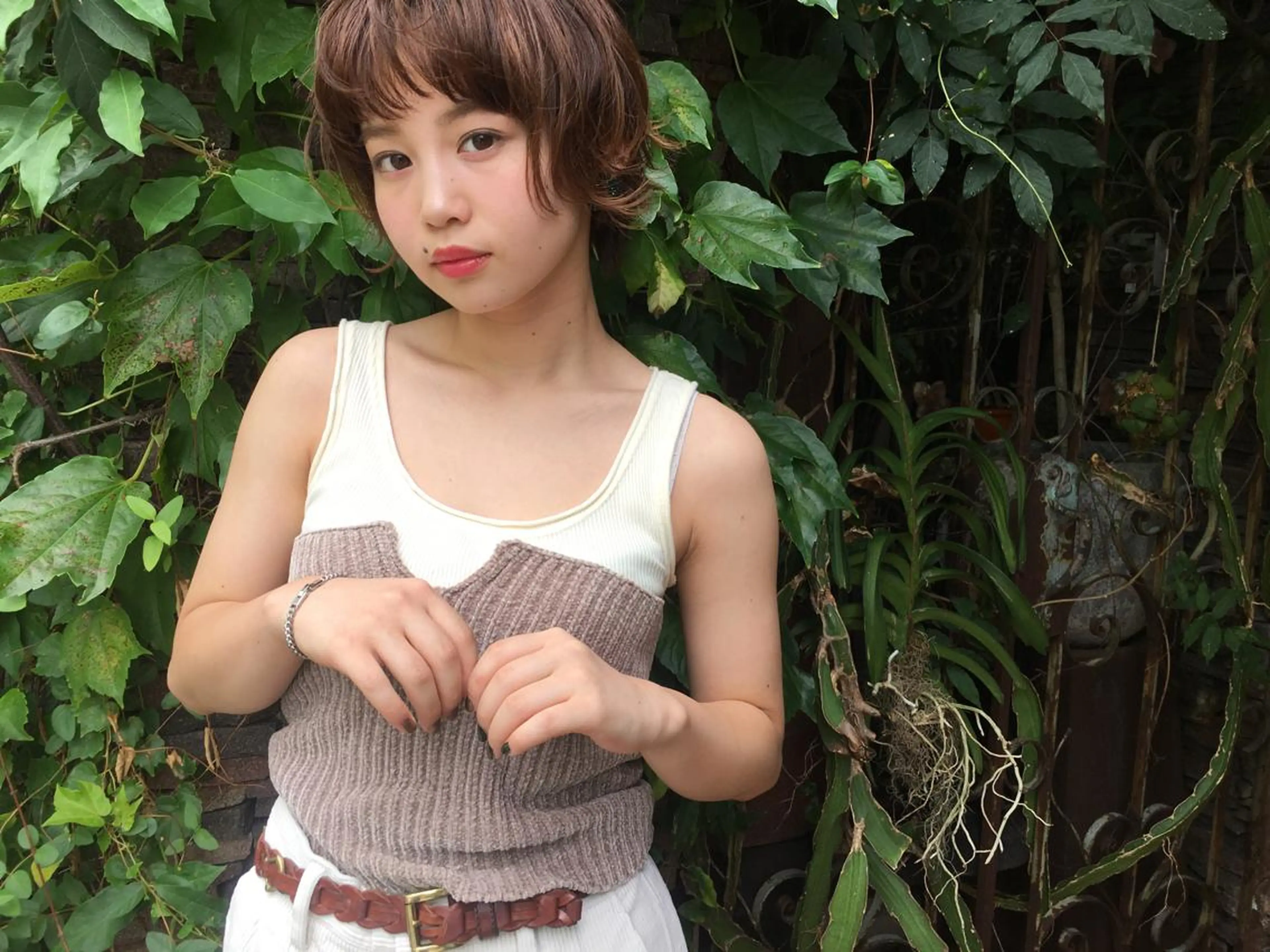 ショート カラー 透明感/レイヤー🎀 春カラー/エリコ🌈のヘアスタイル