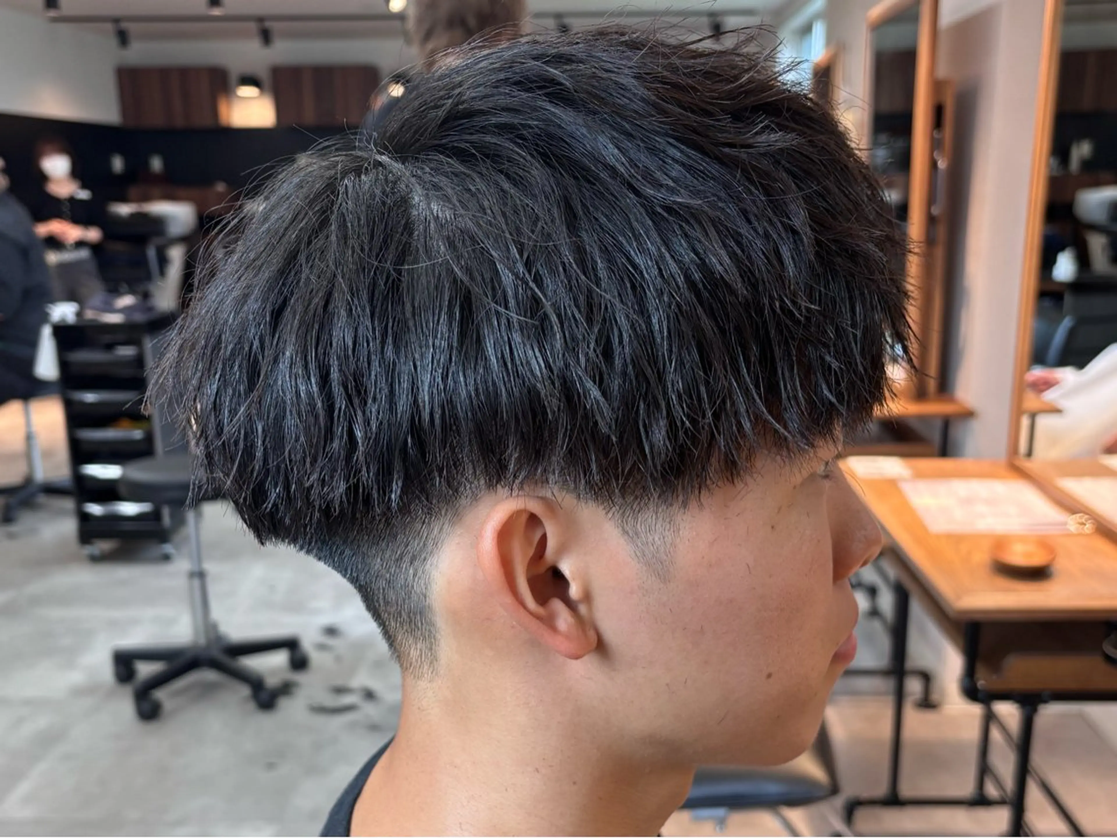 ショート メンズ カット パーマ メンズカット/パーマ /フェード🔥/森のヘアスタイル