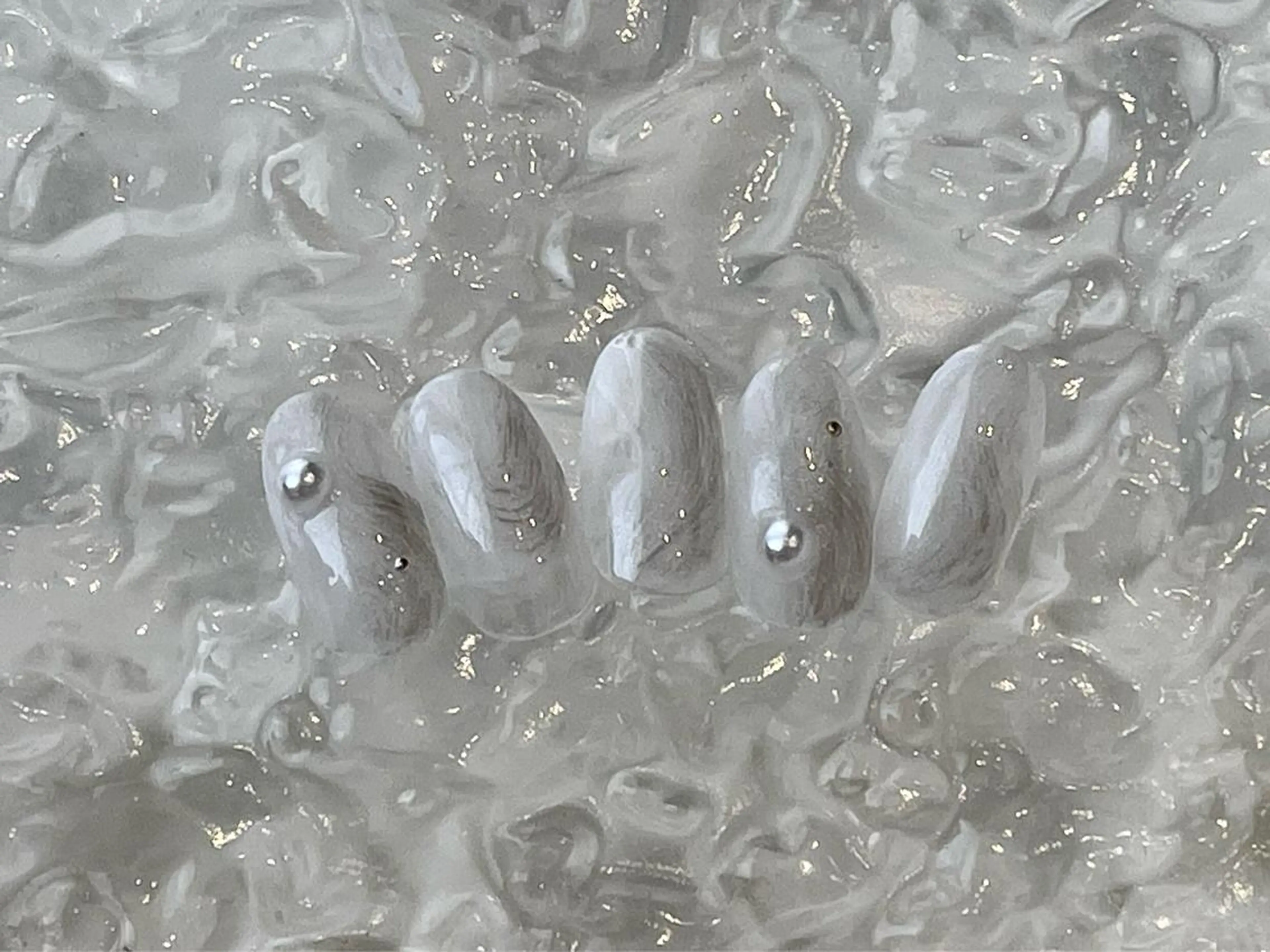 ネイル アートネイル ジェルネイル ニュアンスネイル オフィスネイル シンプルネイル ハンドネイル kinjo yuaのネイルデザイン