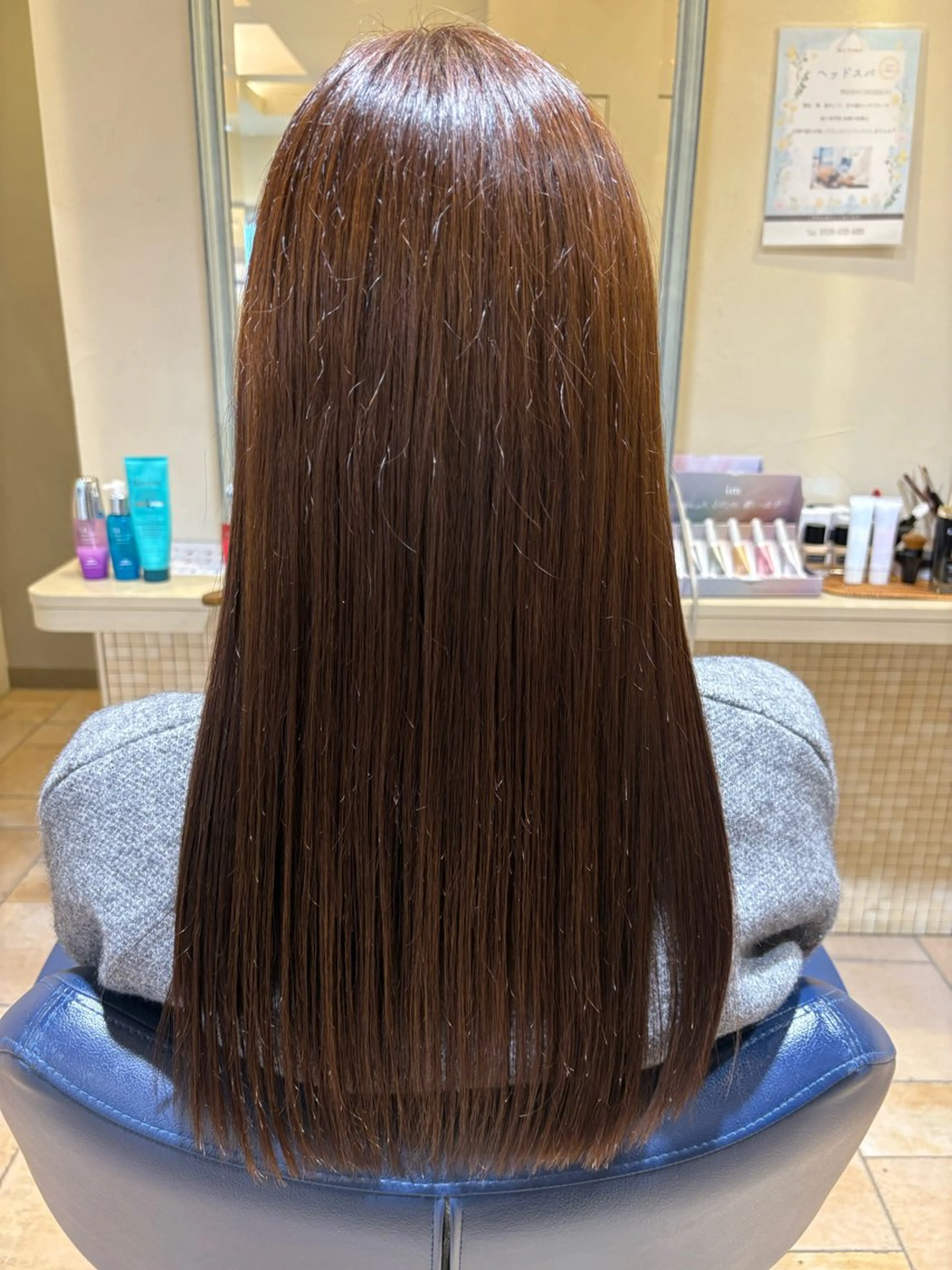 ロング カラー 藤本 早耶のヘアスタイル