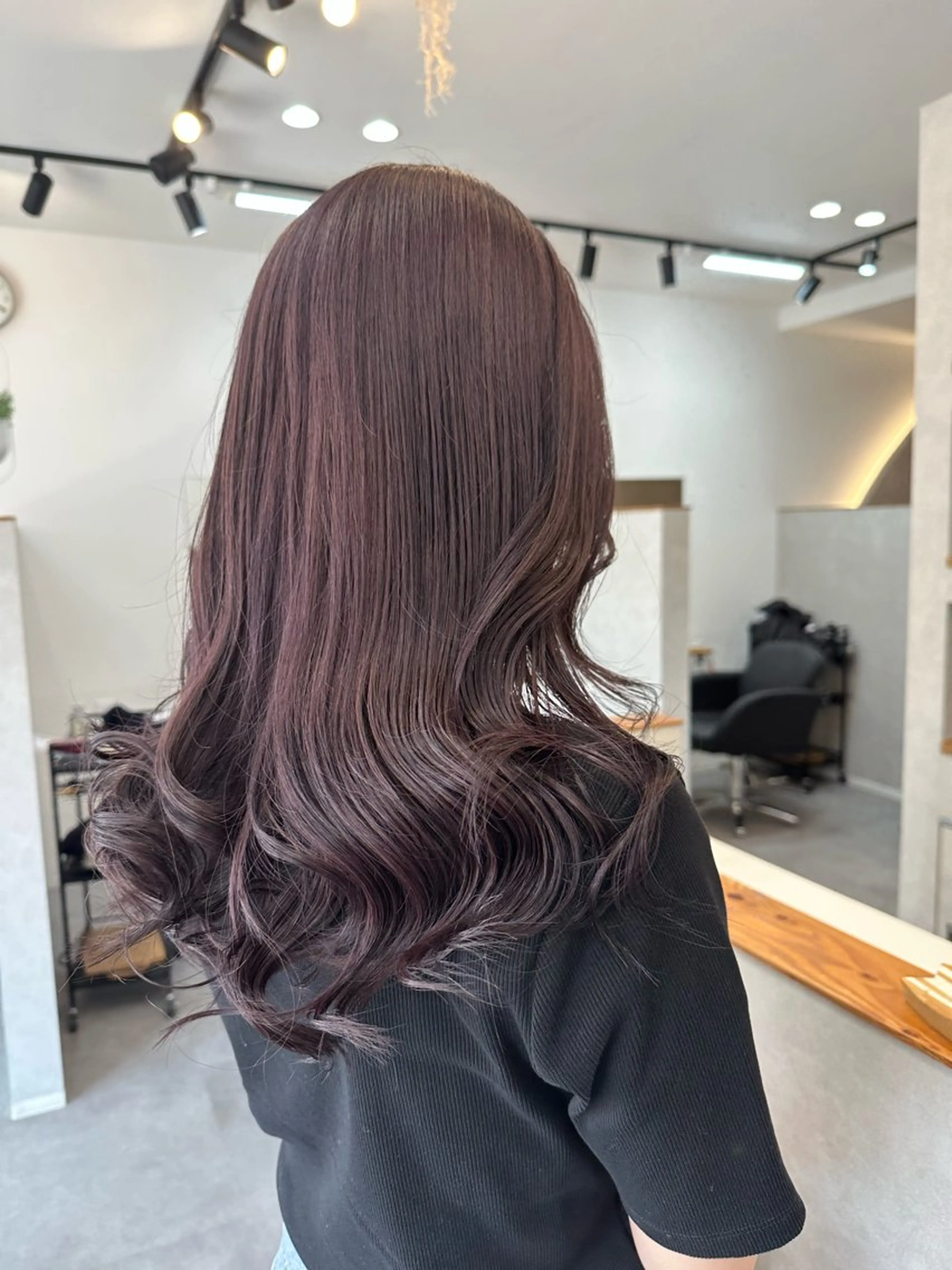 セミロング juna🌺/海外 ヘア/ハイトーンのヘアスタイル