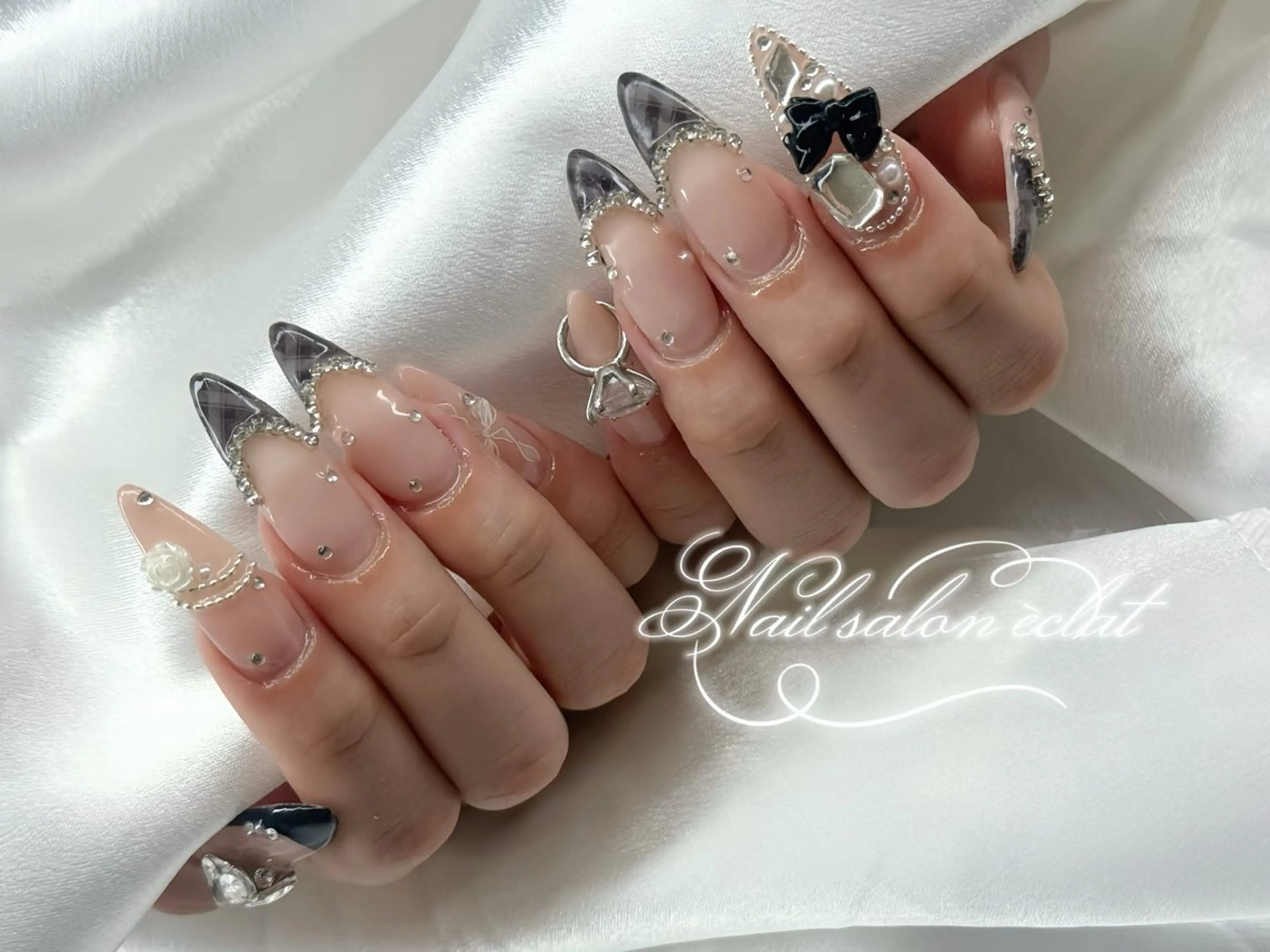 ネイル ハンドネイル éclat ⸝꙳.⋆ 栄|矢場町のネイルデザイン